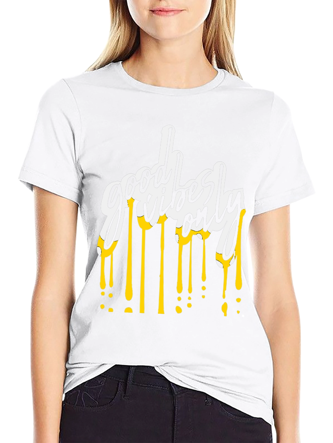 Good Vibes Only Graphic Tee - Black