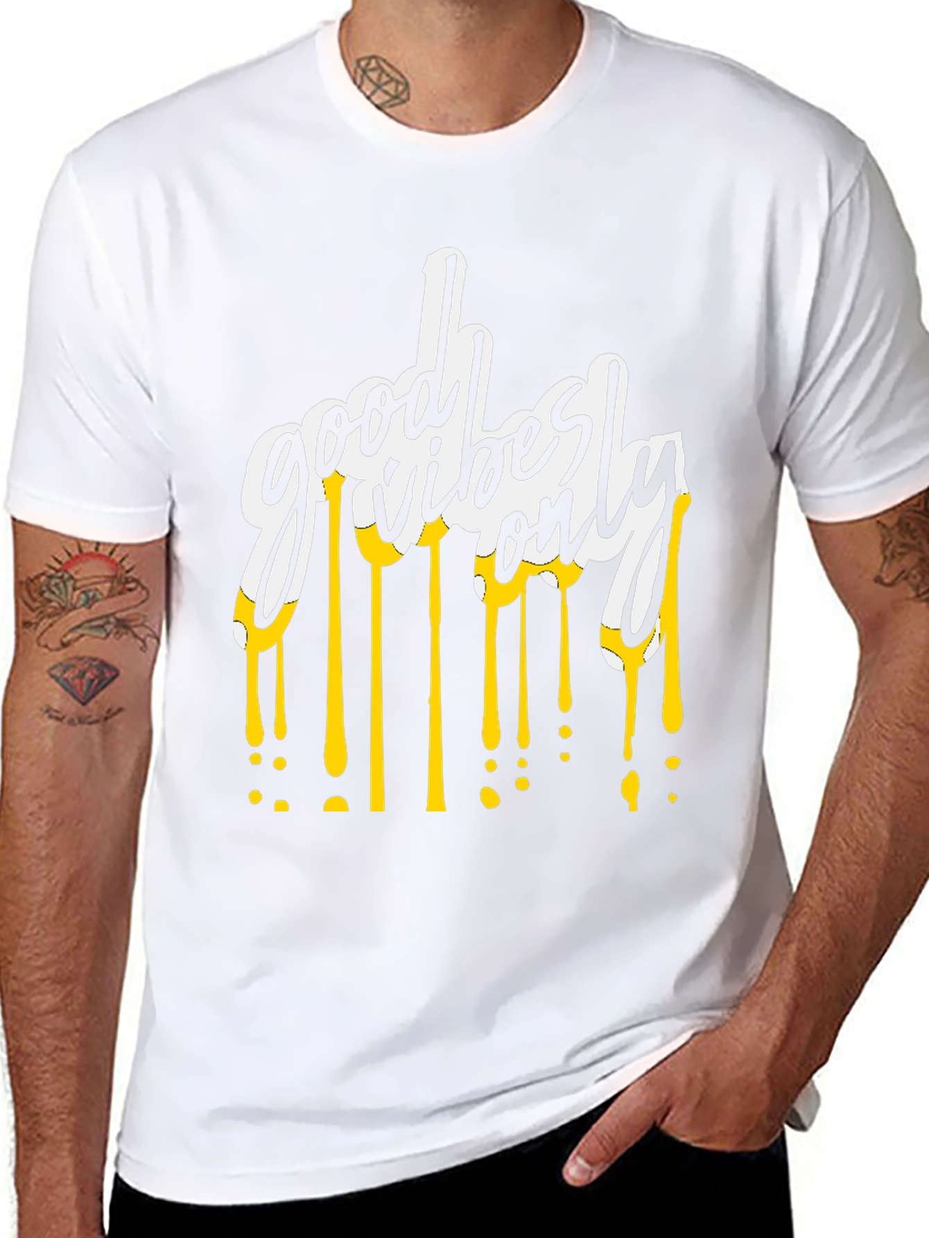 Good Vibes Only Graphic Tee - Black