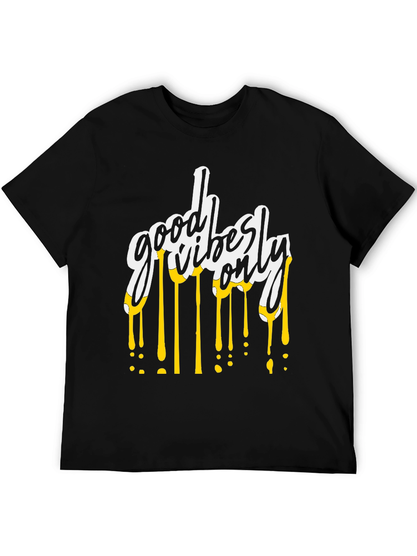 Good Vibes Only Graphic Tee - Black