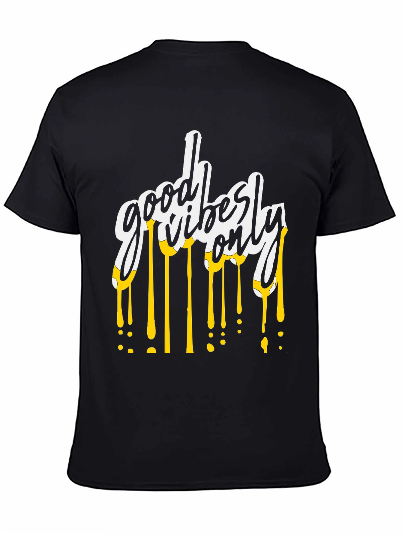 Good Vibes Only Graphic Tee - Black