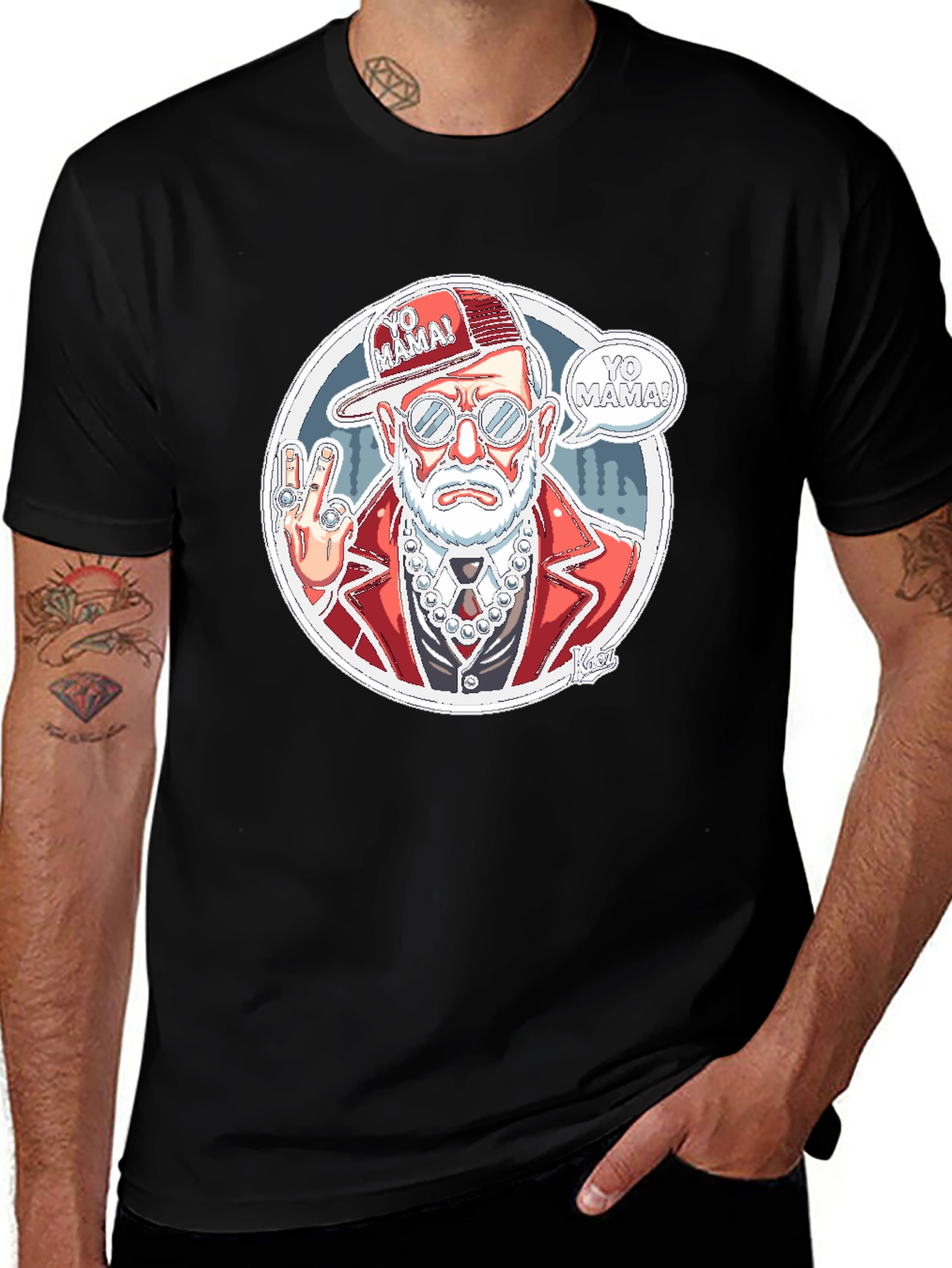 Yo Mama Grandpa Graphic Tee