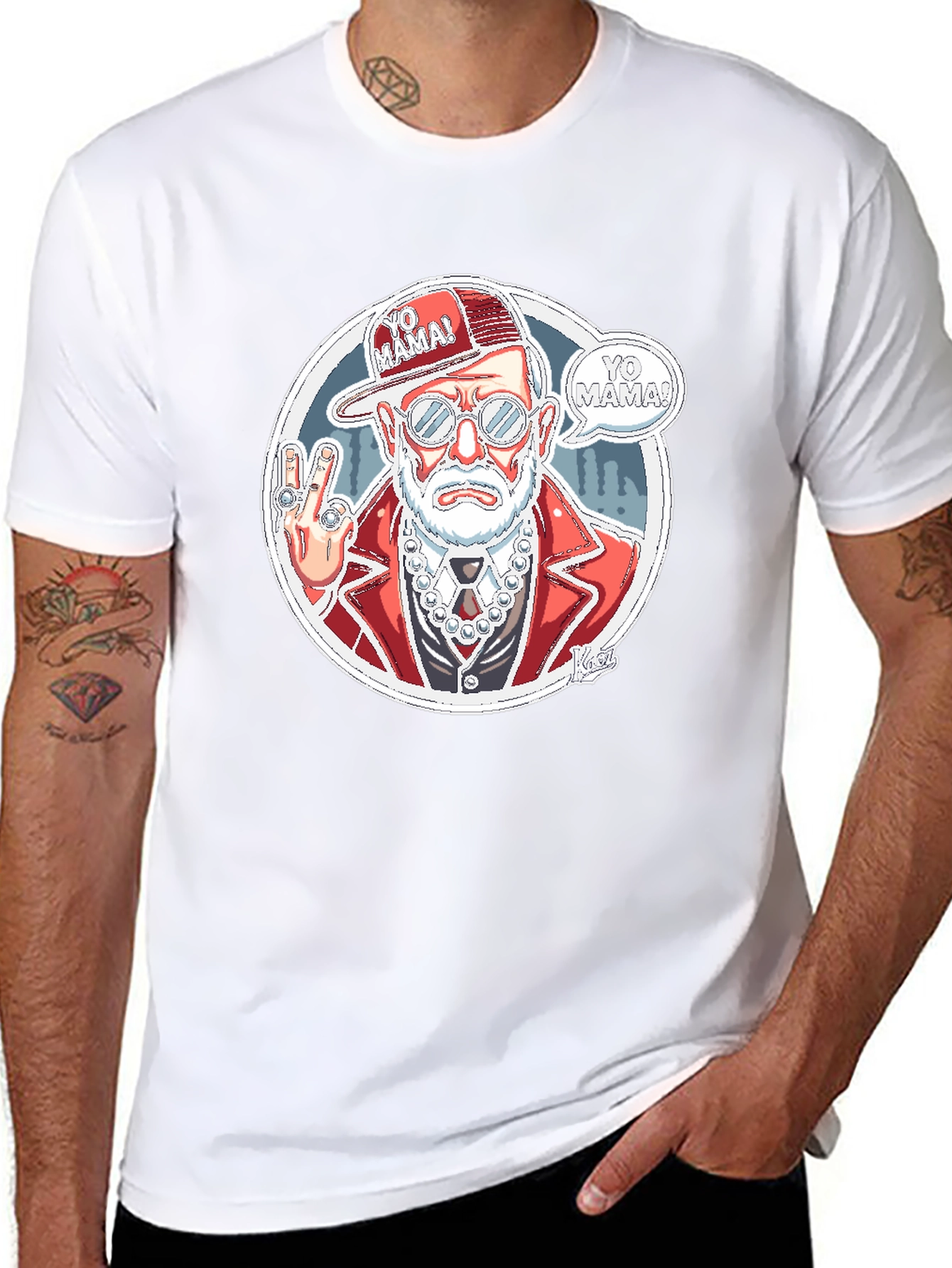 Yo Mama Grandpa Graphic Tee