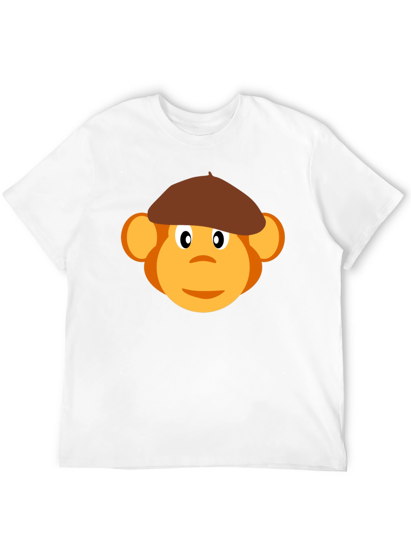 Monkey Face T-Shirt - Funny Cartoon Graphic Tee