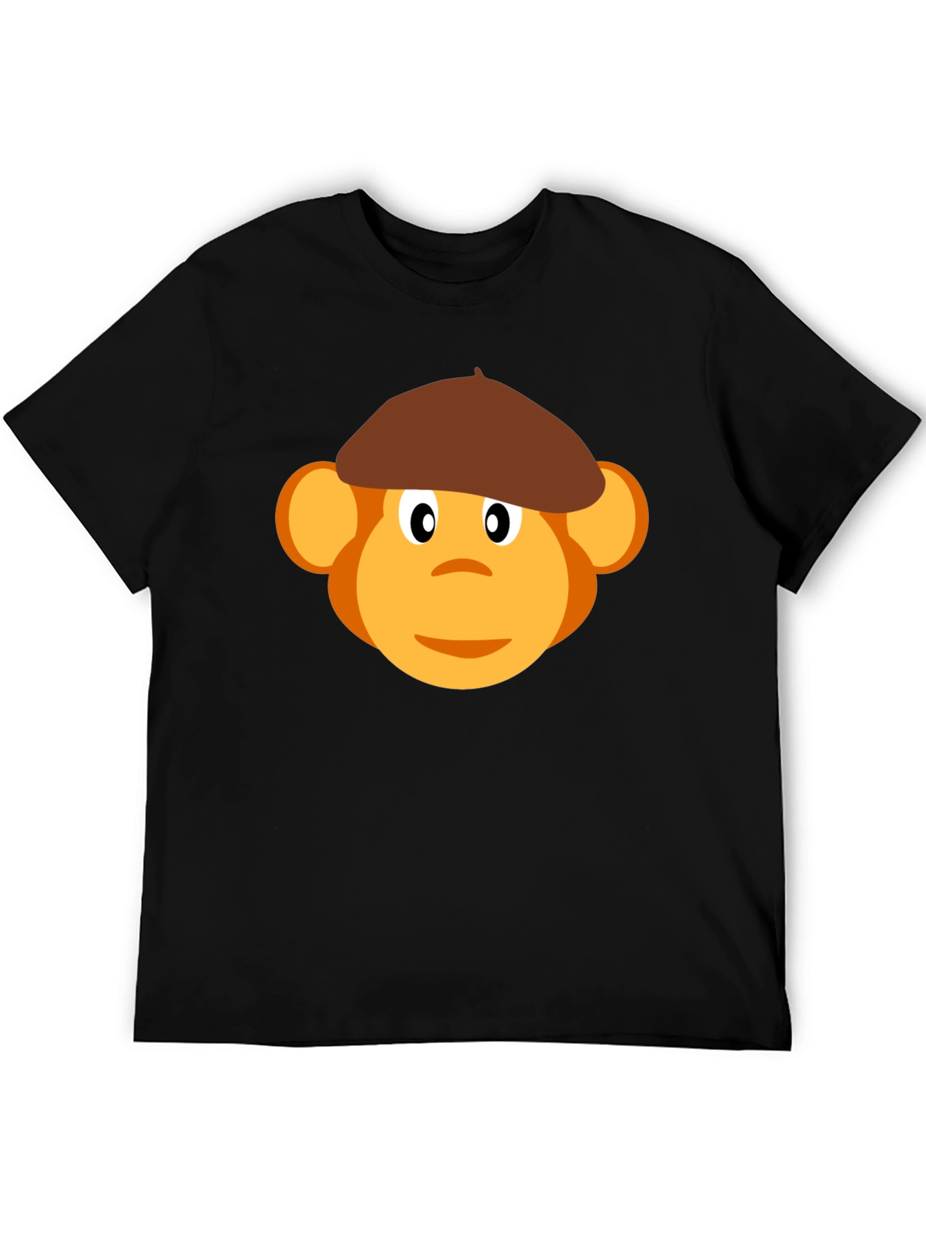 Monkey Face T-Shirt - Funny Cartoon Graphic Tee