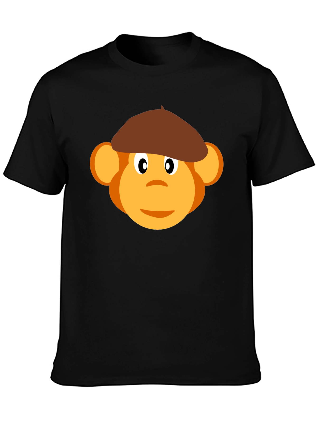 Monkey Face T-Shirt - Funny Cartoon Graphic Tee