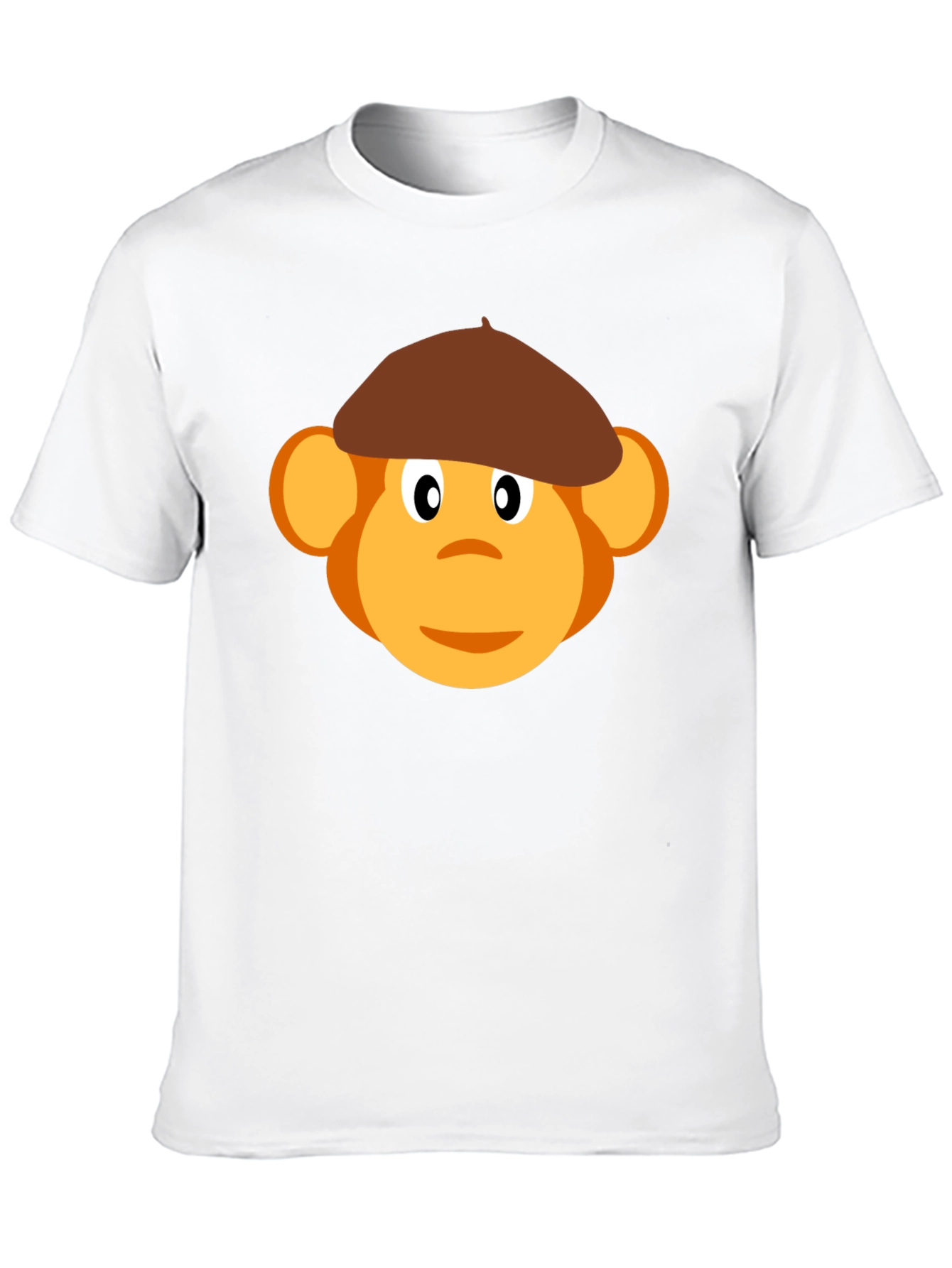 Monkey Face T-Shirt - Funny Cartoon Graphic Tee