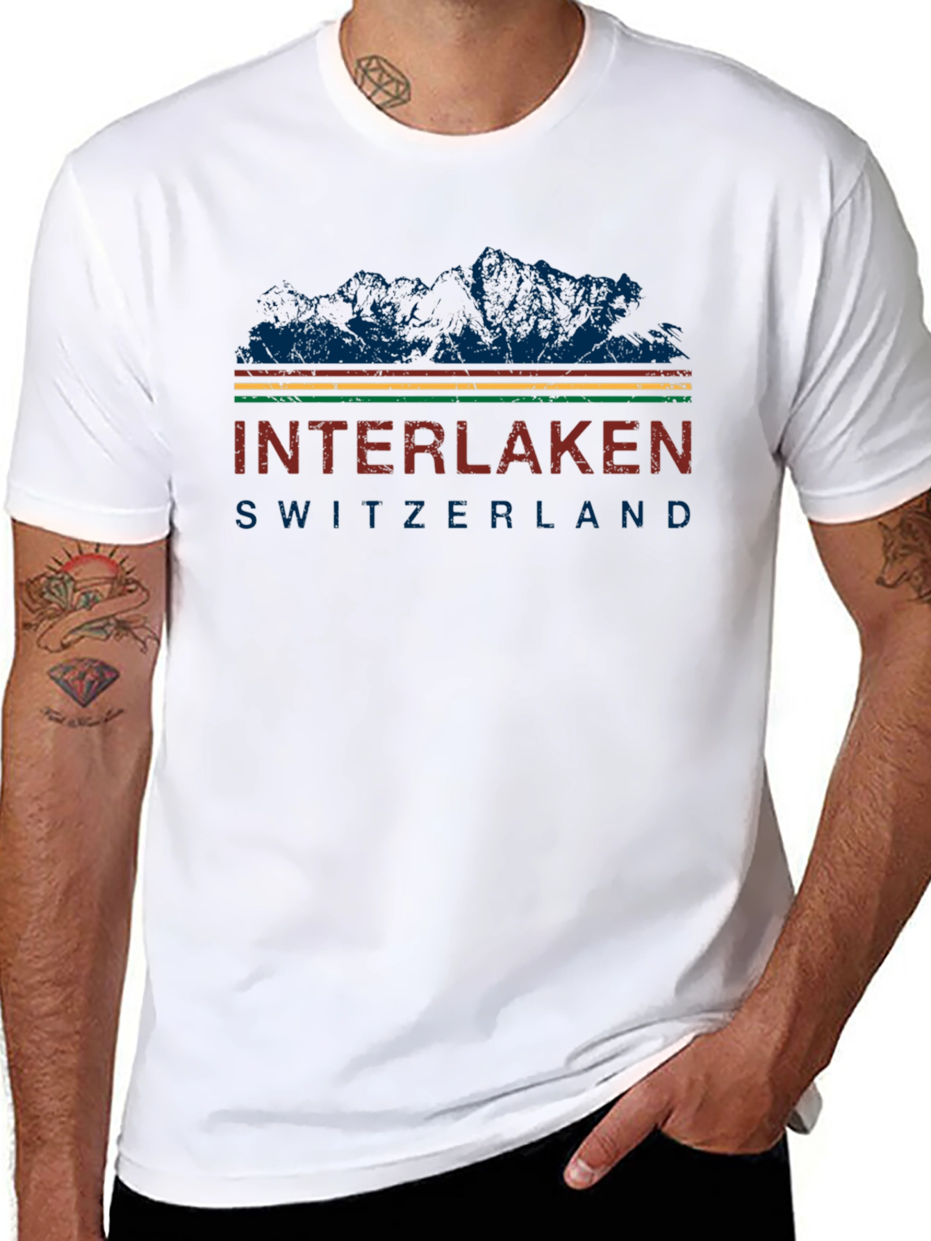 Interlaken Switzerland Mountain T-Shirt