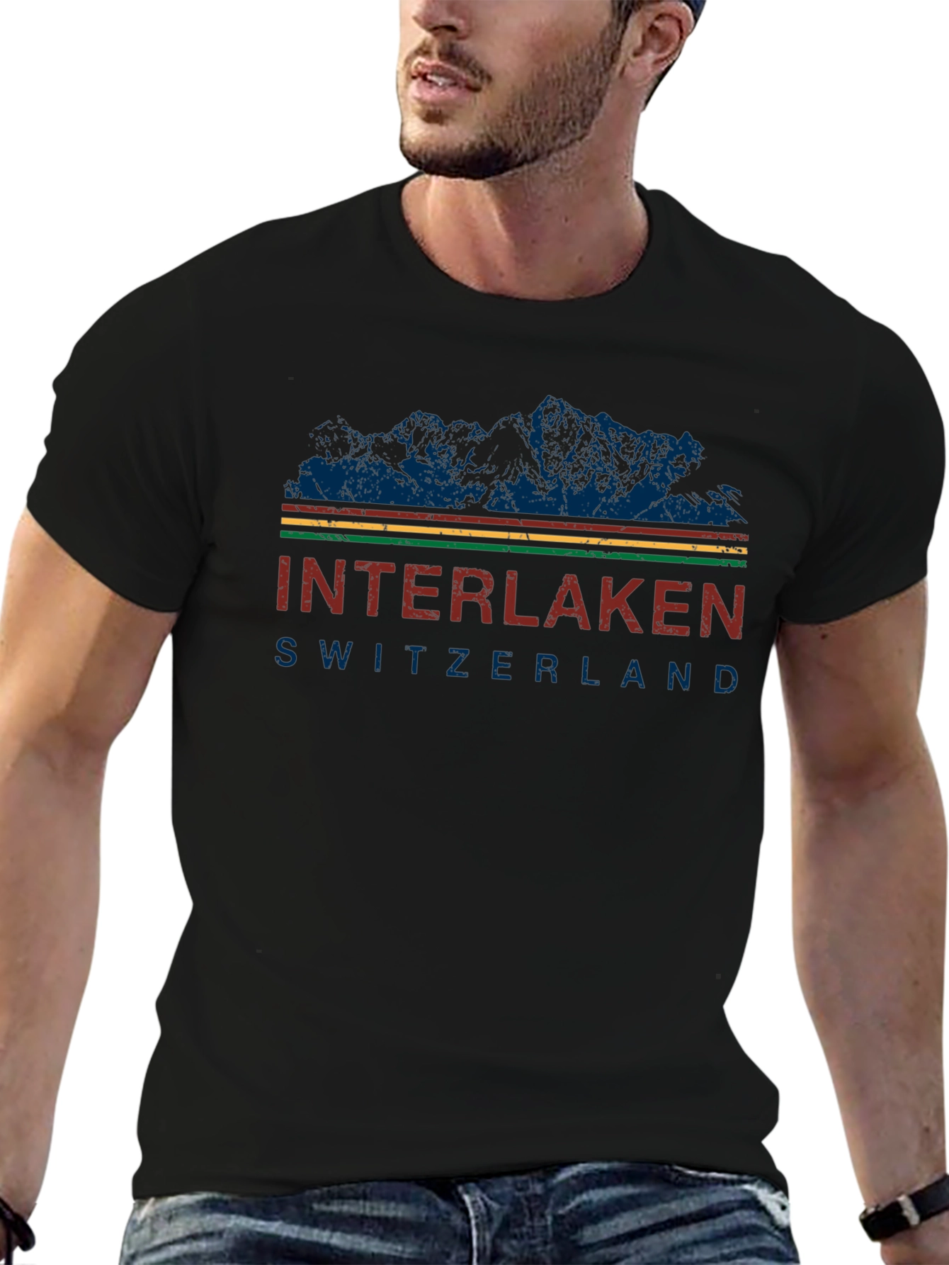 Interlaken Switzerland Mountain T-Shirt