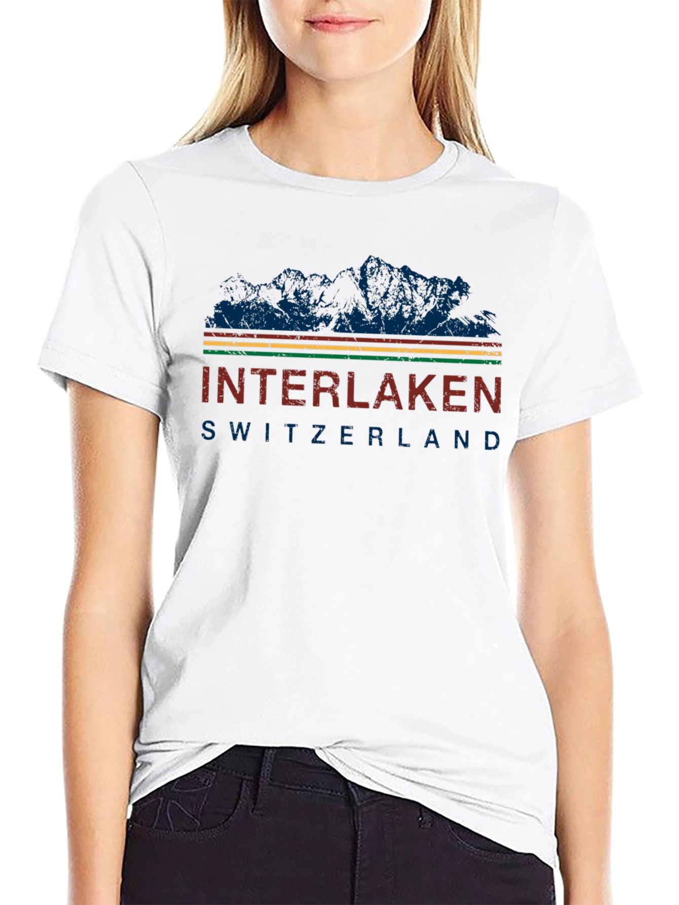 Interlaken Switzerland Mountain T-Shirt