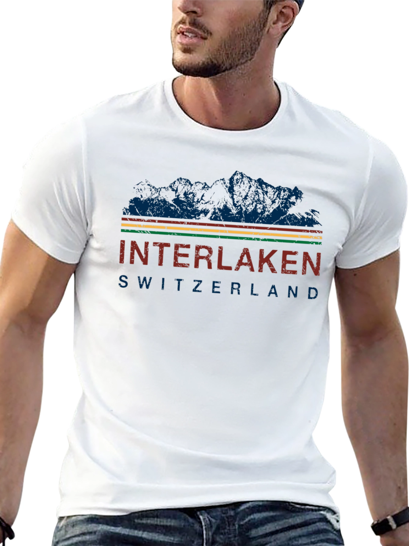 Interlaken Switzerland Mountain T-Shirt