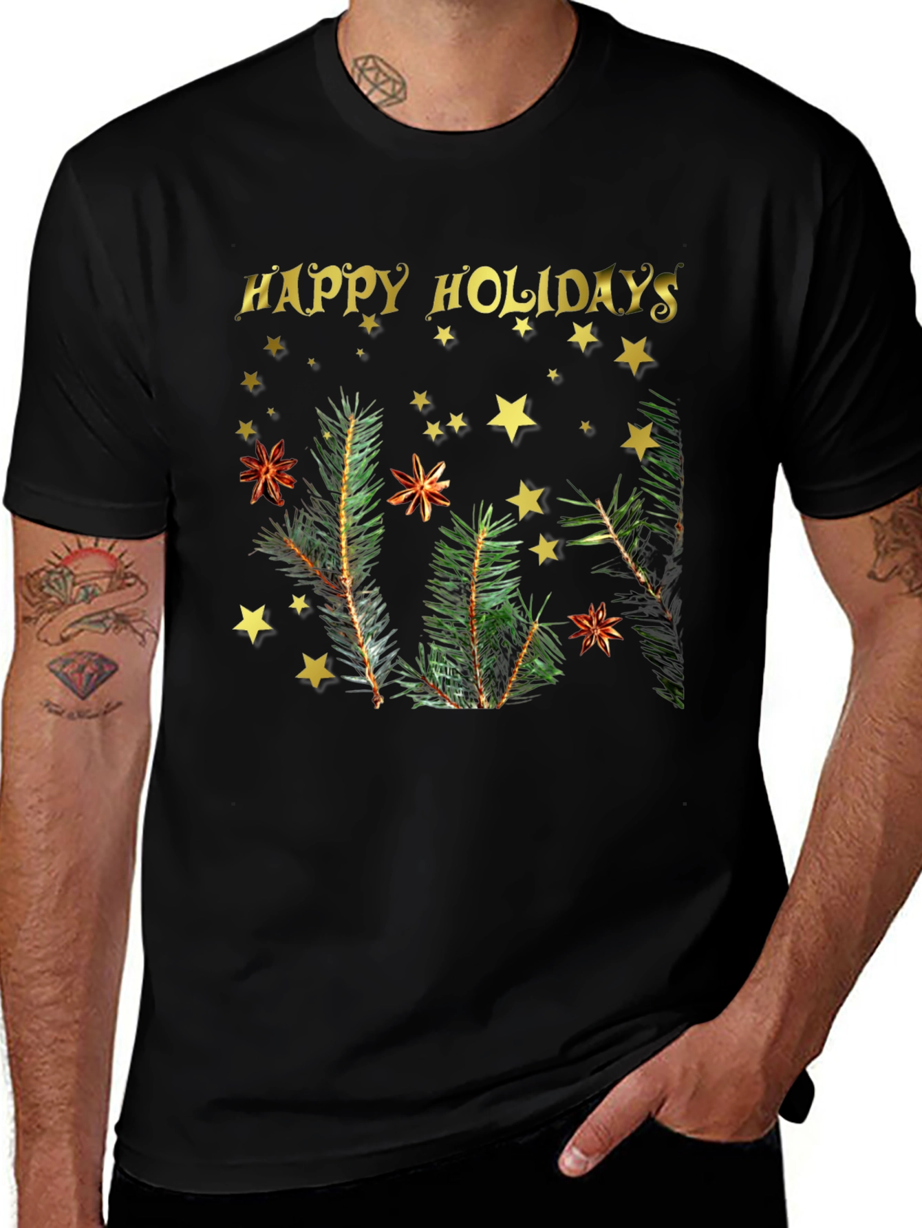 Happy Holidays Graphic Tee