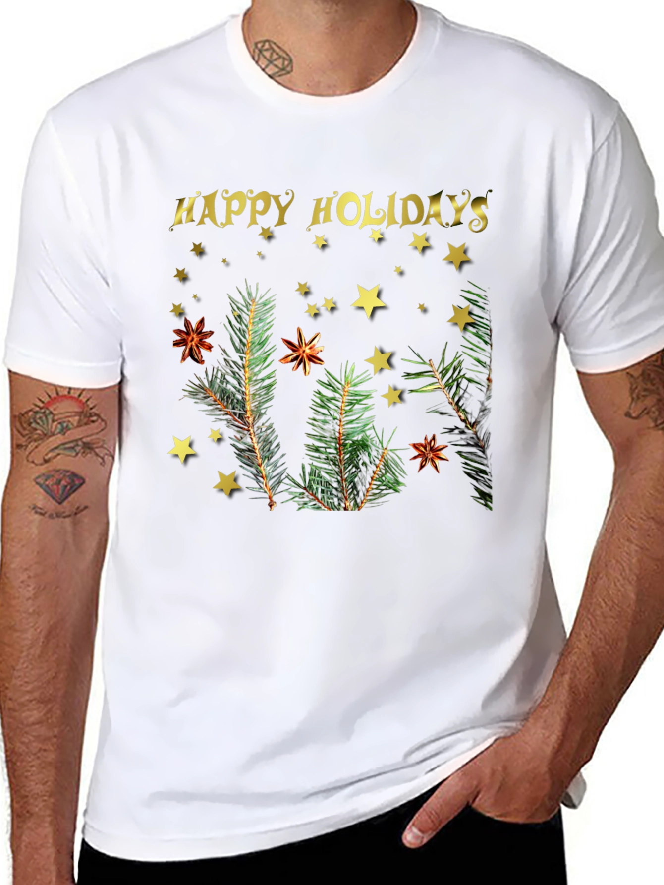 Happy Holidays Graphic Tee
