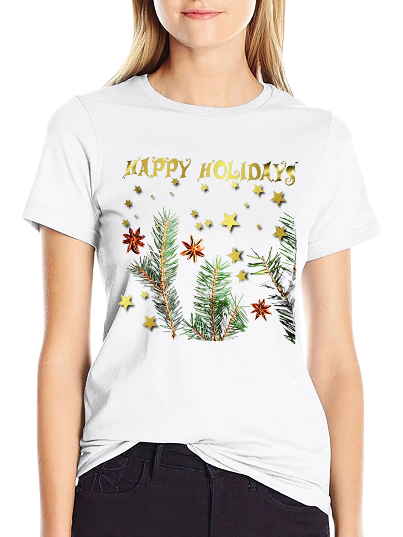 Happy Holidays Graphic Tee