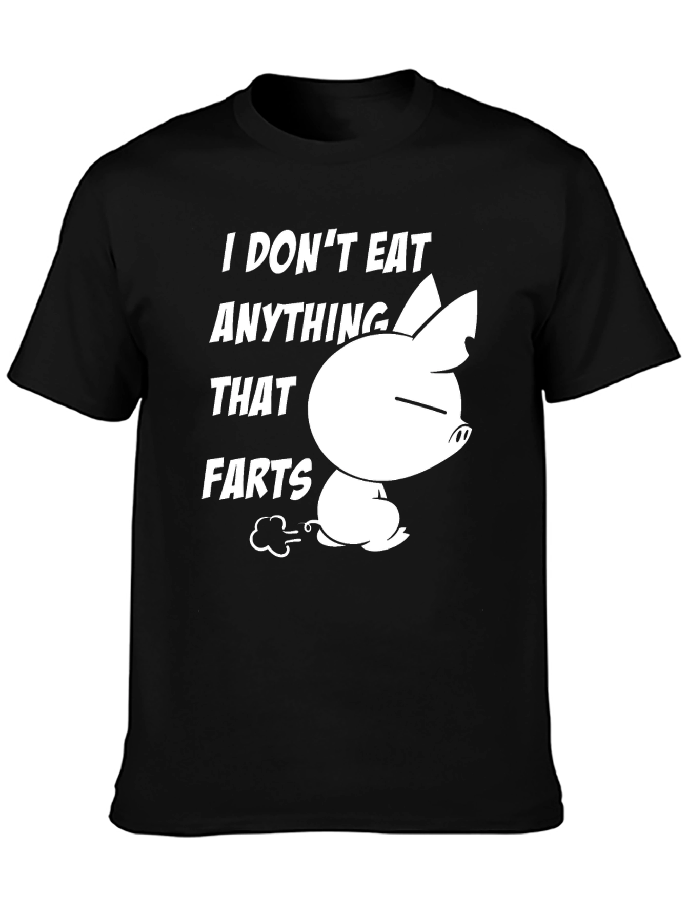 Funny Vegan I Dont Eat Anything That Farts T-Shirt