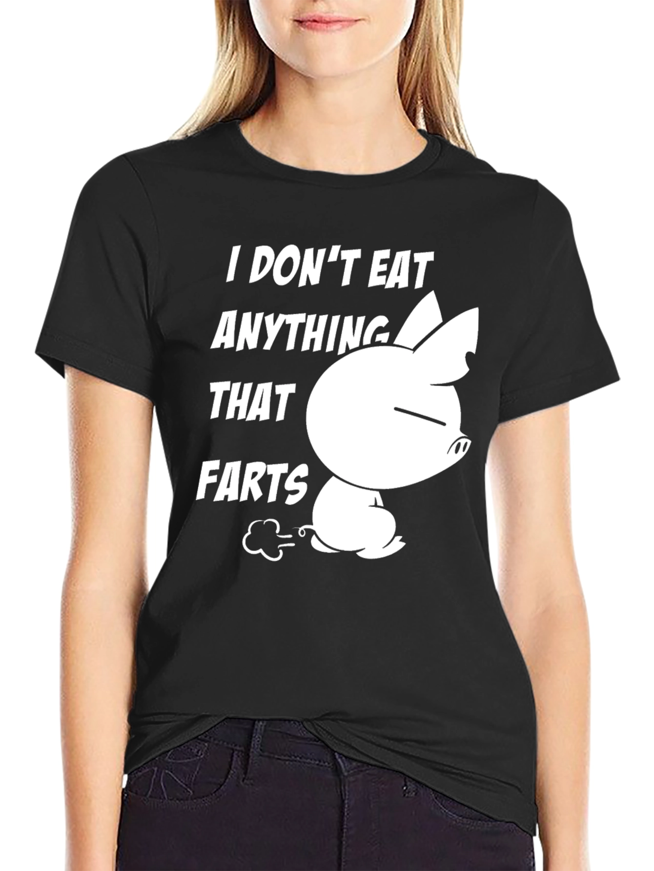 Funny Vegan I Dont Eat Anything That Farts T-Shirt