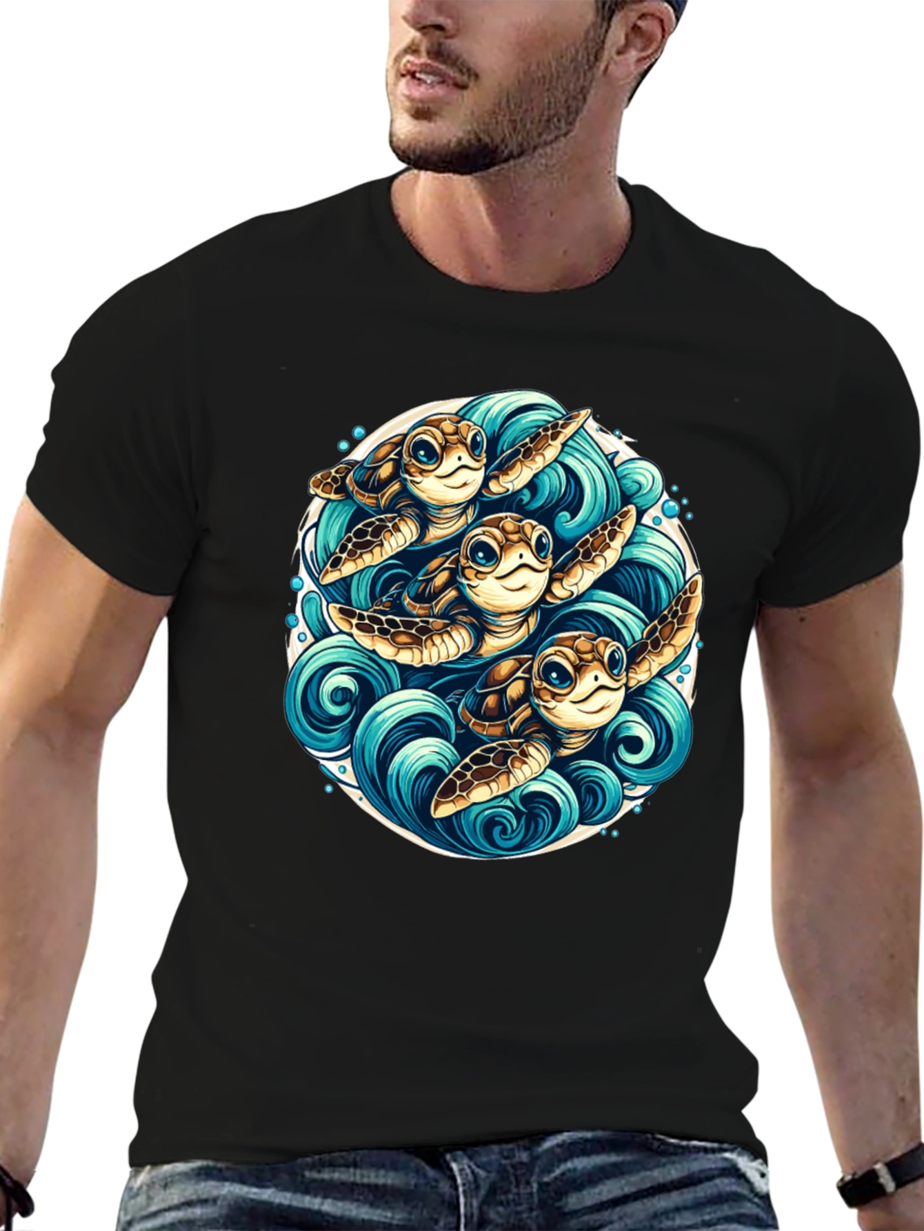 Turtle Trio Graphic Tee - Ocean Lovers Apparel