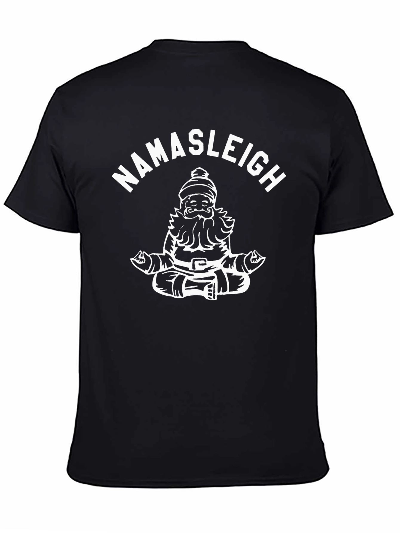 Namasleigh Santa Yoga T-Shirt - Holiday Zen