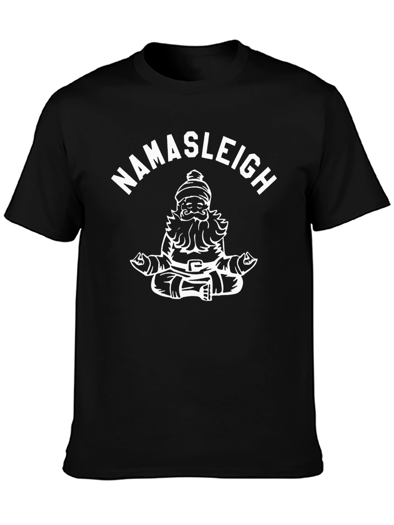 Namasleigh Santa Yoga T-Shirt - Holiday Zen