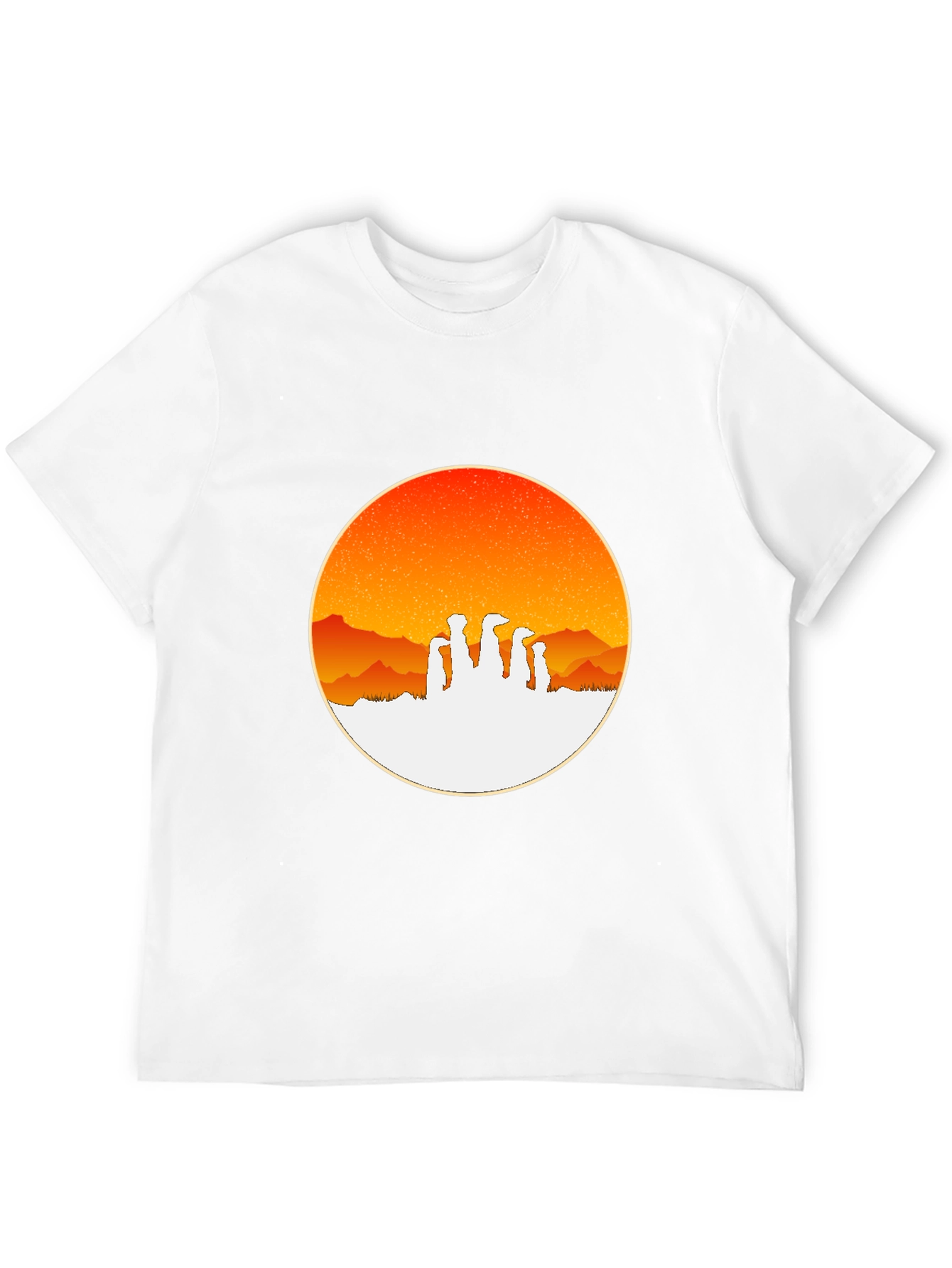 Meerkat Sunset T-Shirt - Stylish Graphic Tee