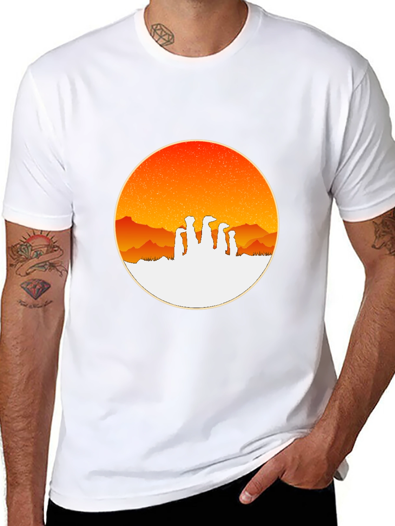 Meerkat Sunset T-Shirt - Stylish Graphic Tee