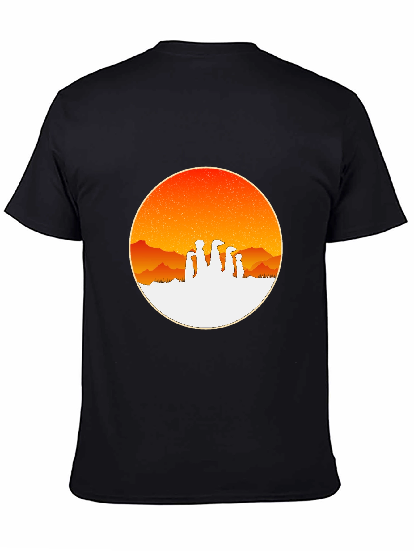 Meerkat Sunset T-Shirt - Stylish Graphic Tee