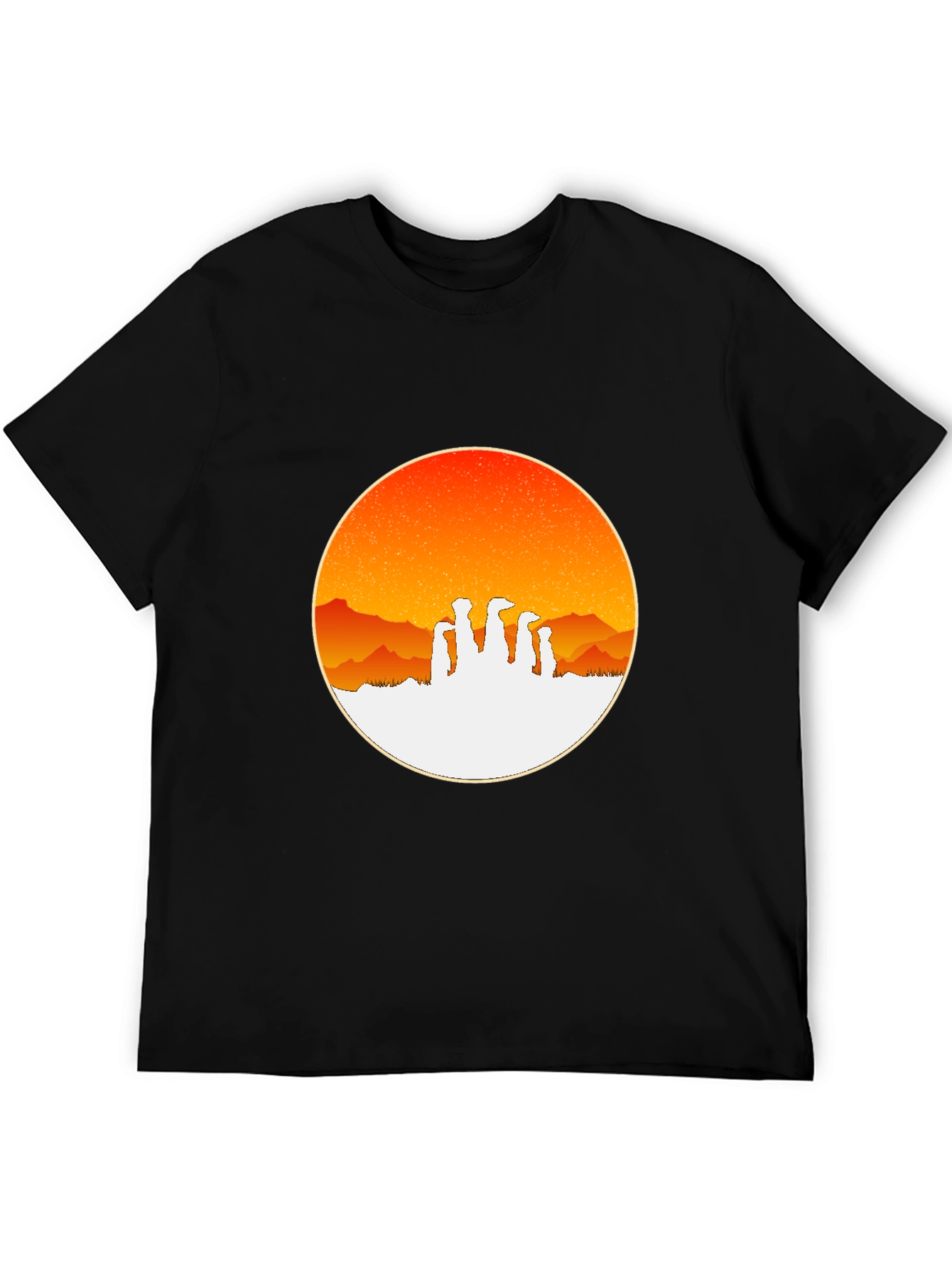 Meerkat Sunset T-Shirt - Stylish Graphic Tee