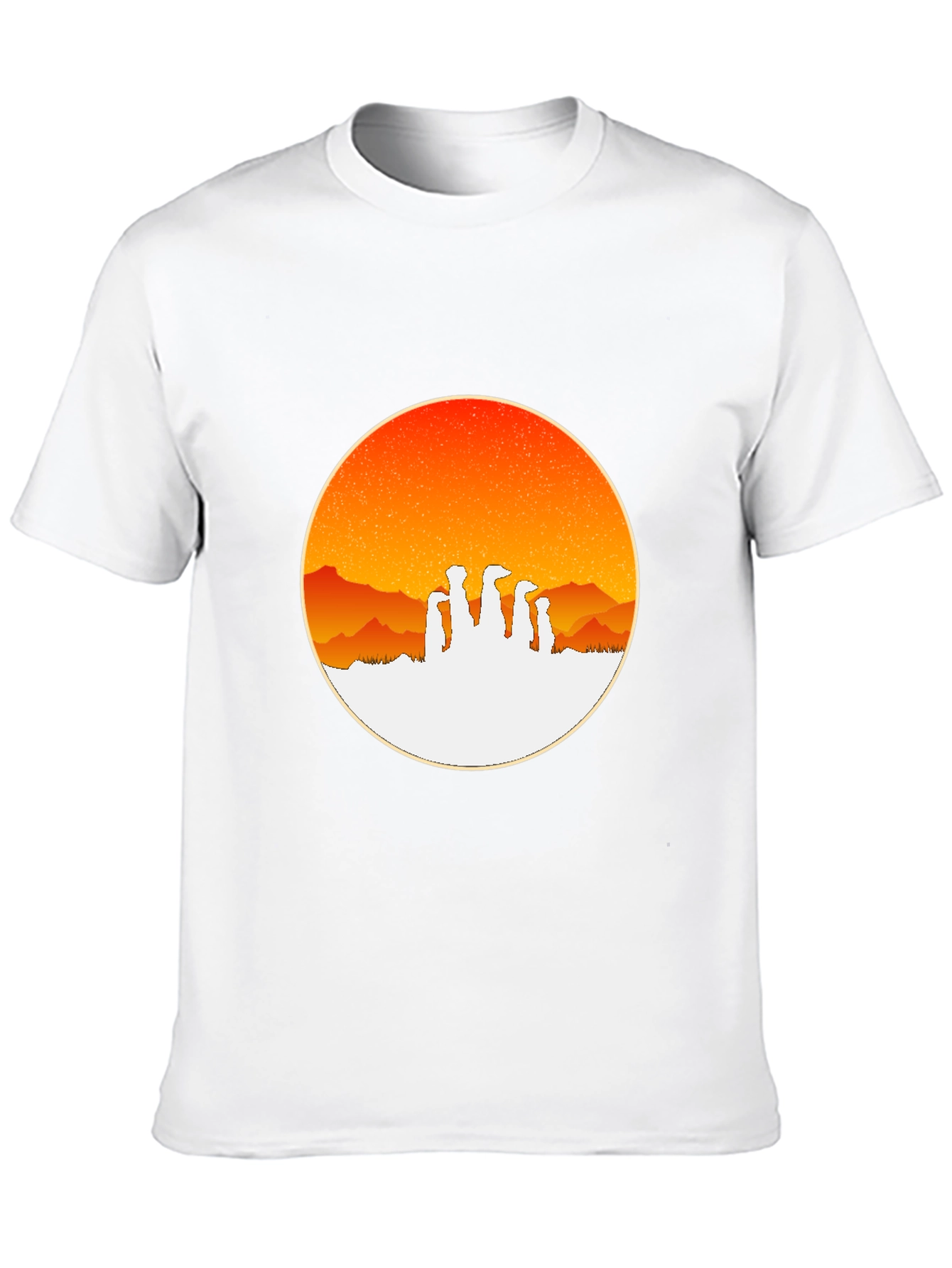 Meerkat Sunset T-Shirt - Stylish Graphic Tee