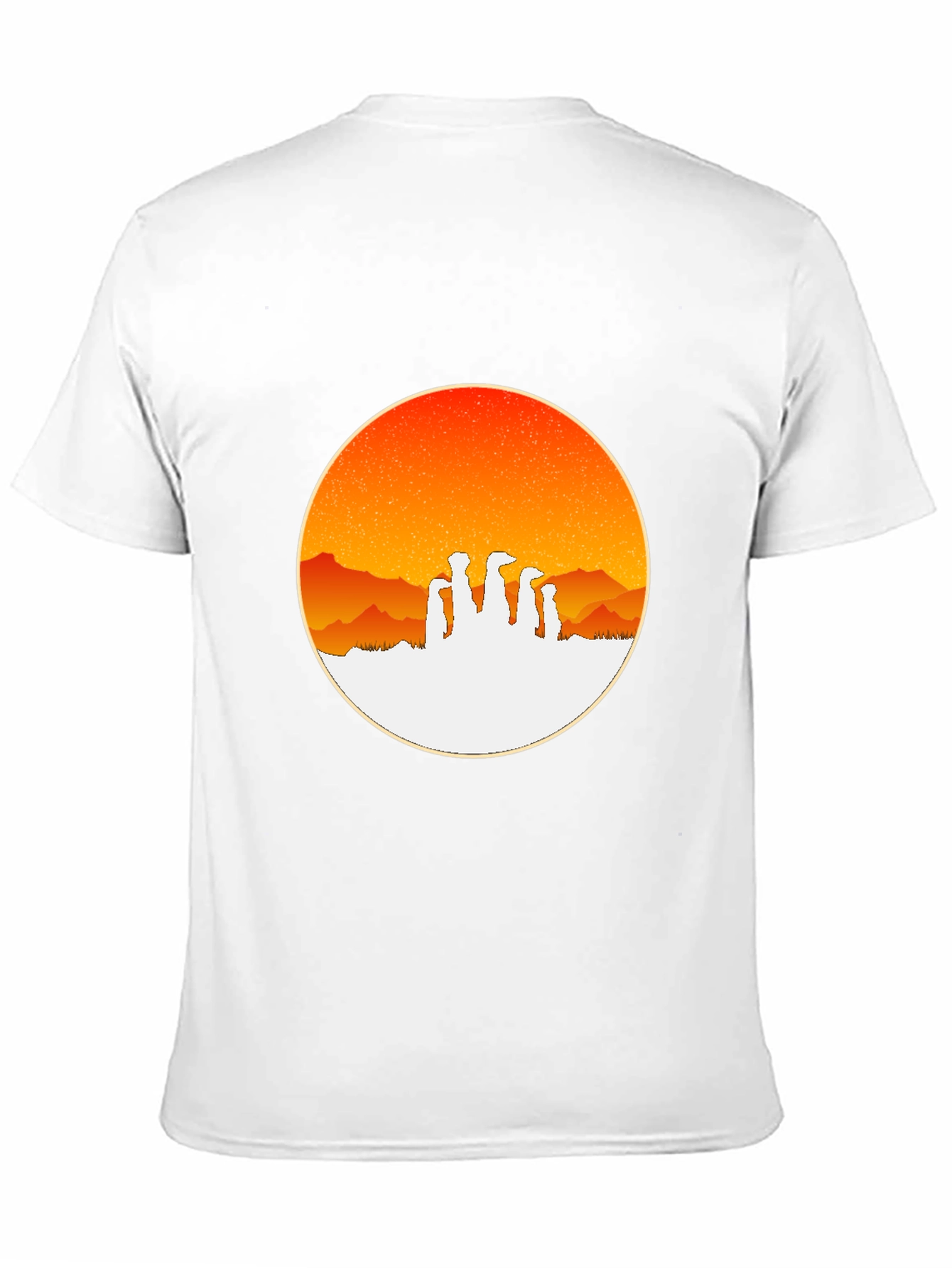 Meerkat Sunset T-Shirt - Stylish Graphic Tee