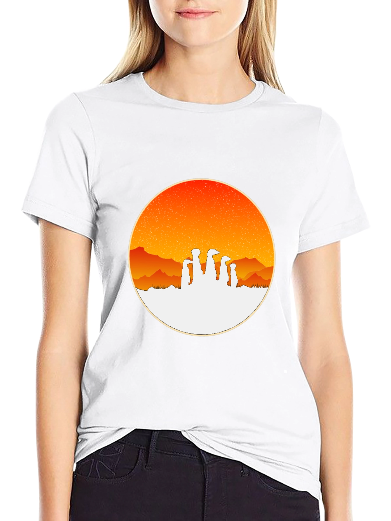 Meerkat Sunset T-Shirt - Stylish Graphic Tee