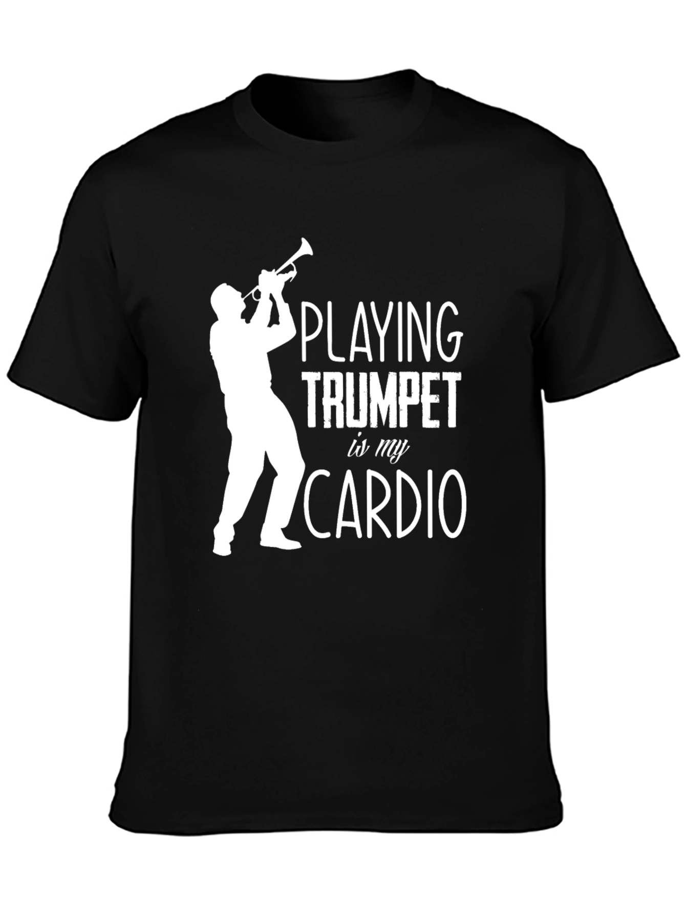 Trumpet Player Cardio Graphic Tee