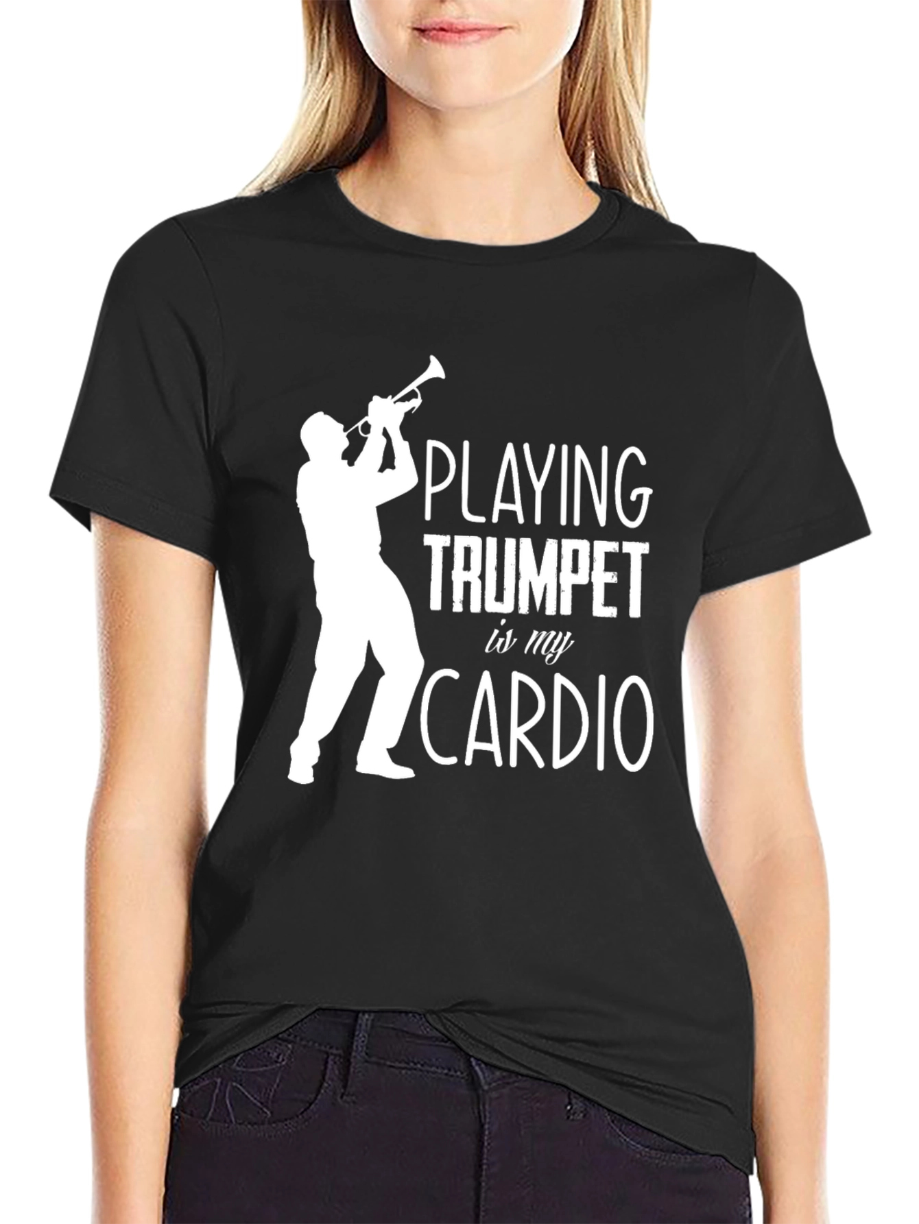 Trumpet Player Cardio Graphic Tee