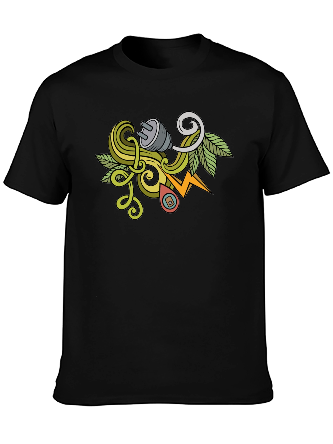 Nature Inspired Electric Plug T-Shirt