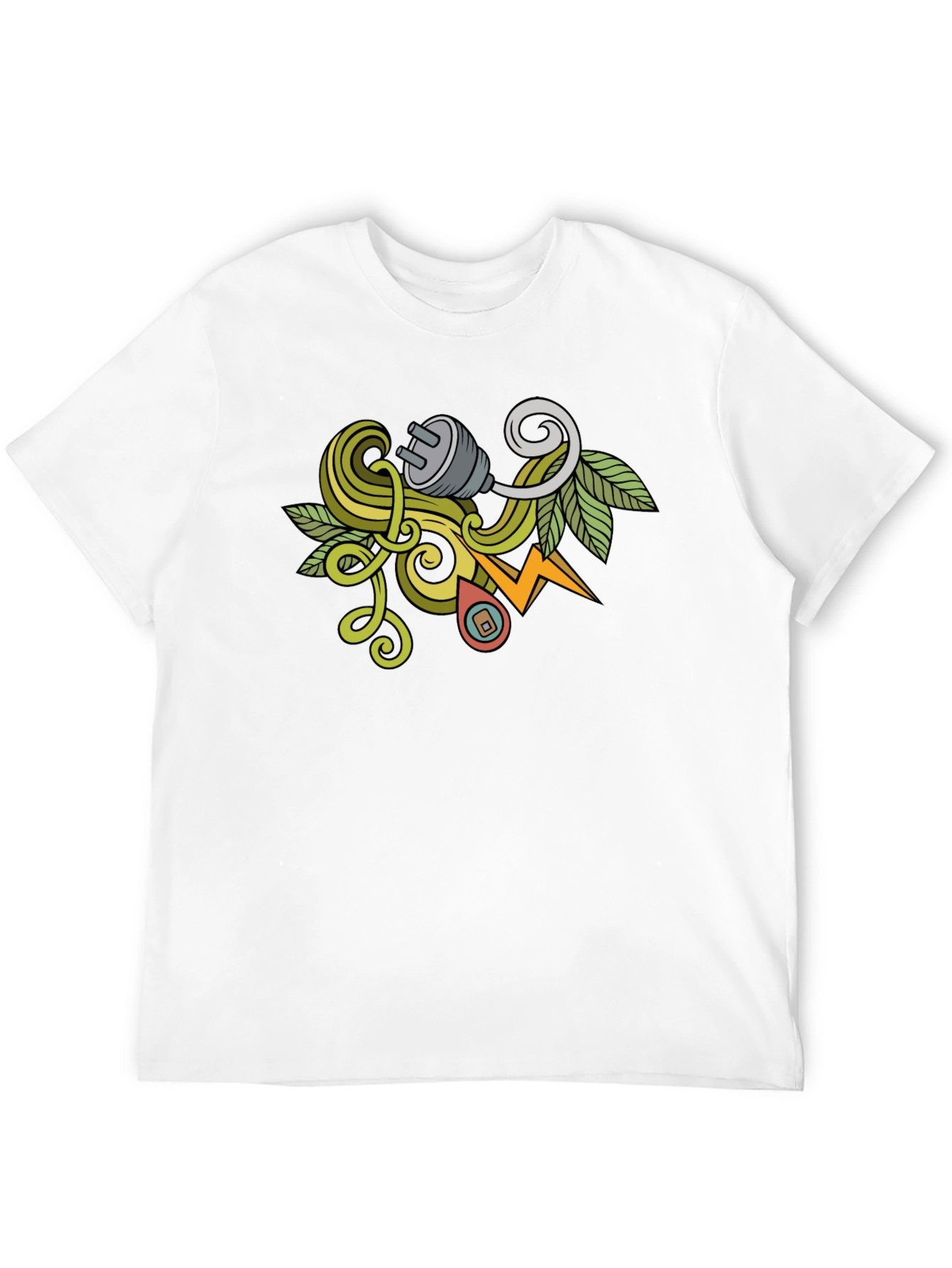 Nature Inspired Electric Plug T-Shirt