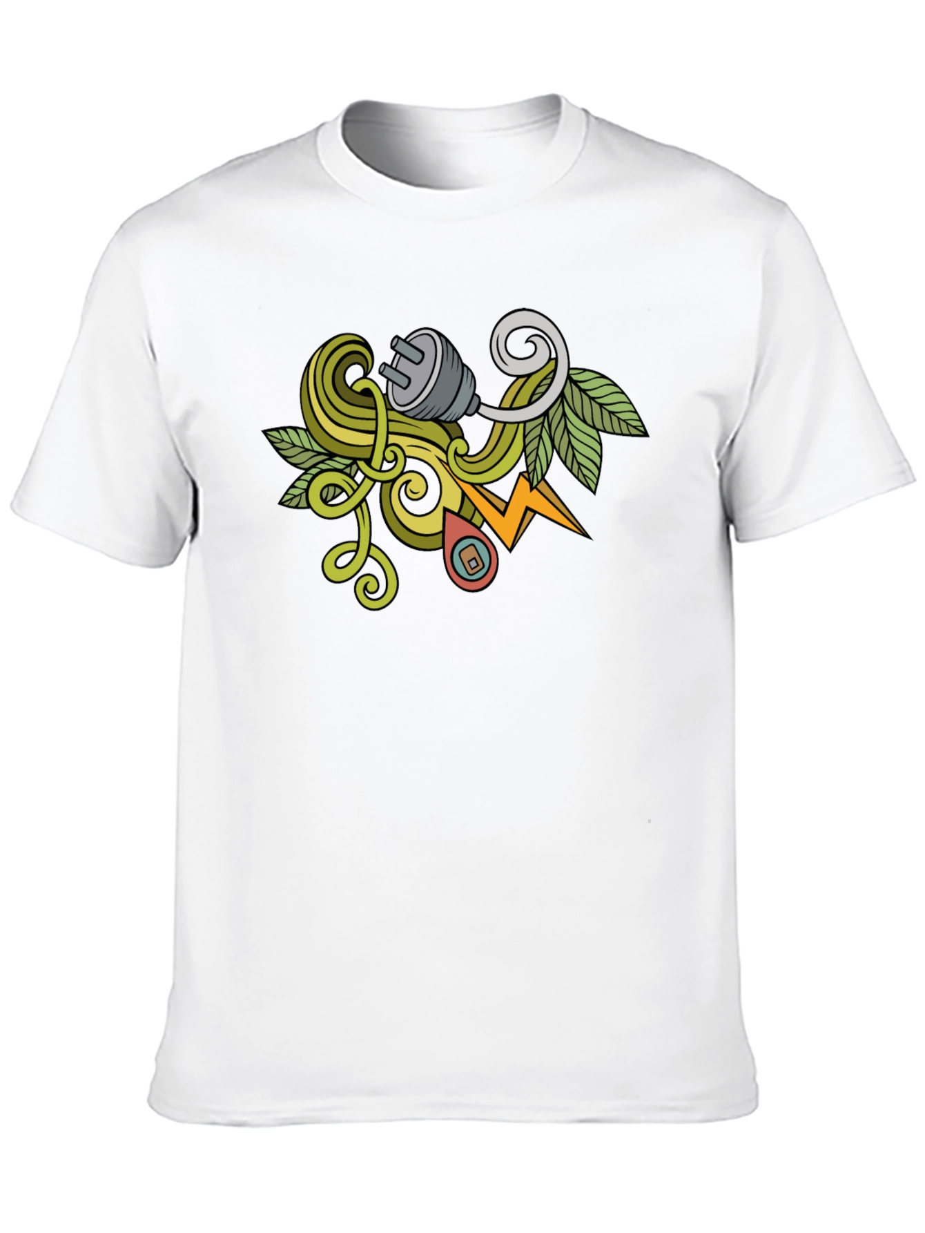 Nature Inspired Electric Plug T-Shirt