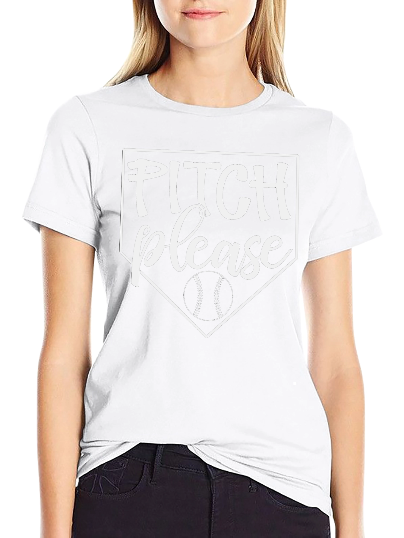 Pitch Please Baseball T-Shirt