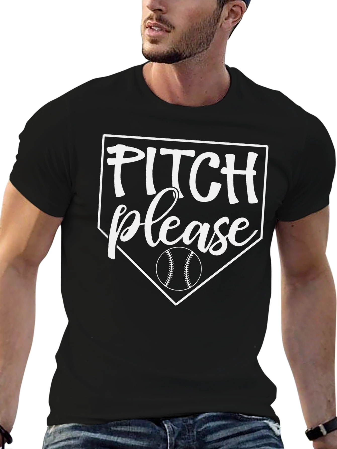 Pitch Please Baseball T-Shirt