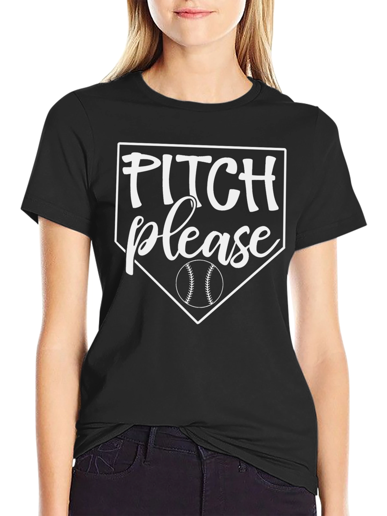 Pitch Please Baseball T-Shirt