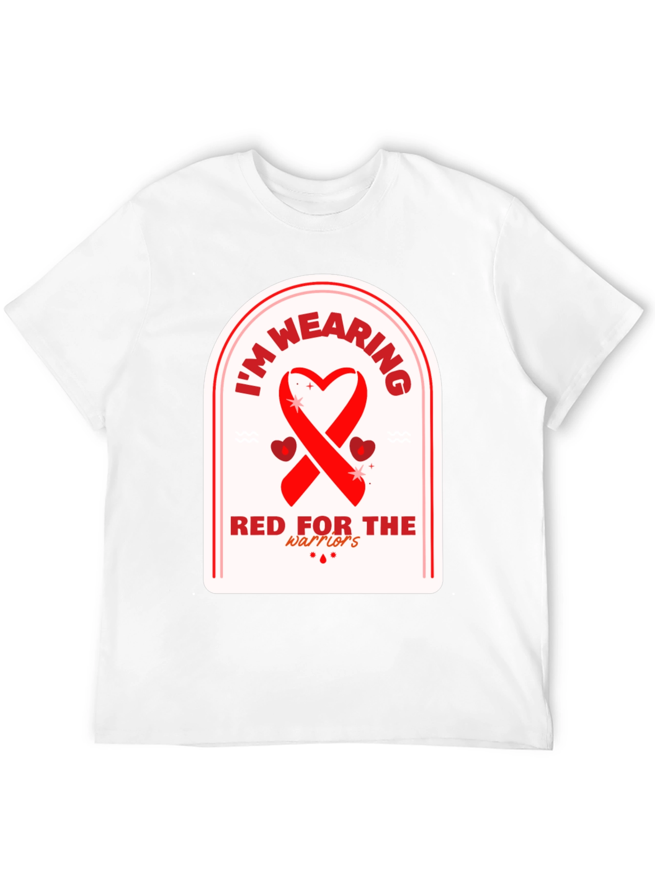 Red for the Warriors Awareness T-Shirt