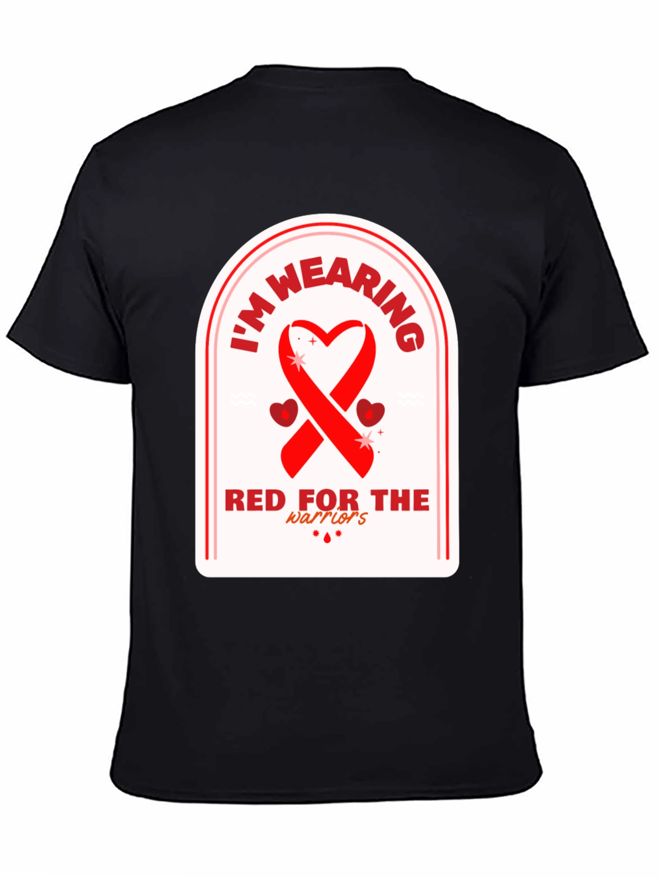 Red for the Warriors Awareness T-Shirt