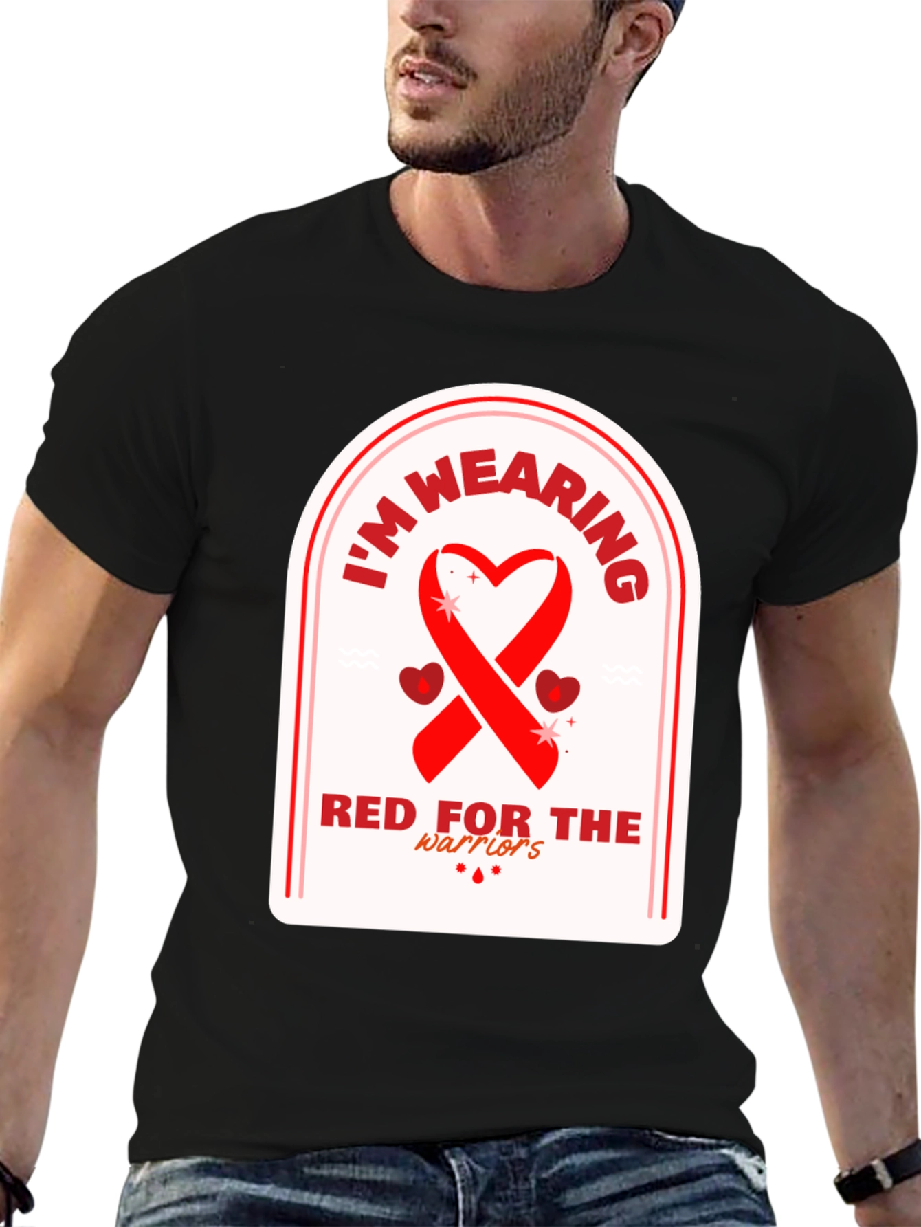 Red for the Warriors Awareness T-Shirt