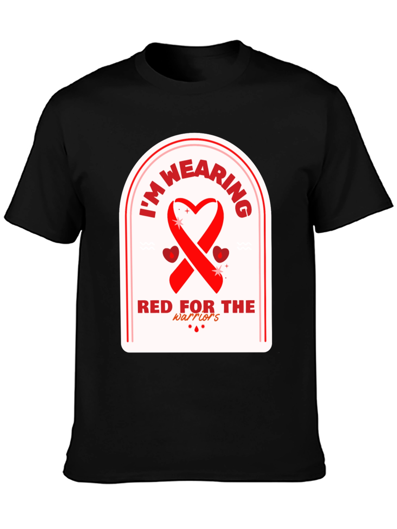 Red for the Warriors Awareness T-Shirt