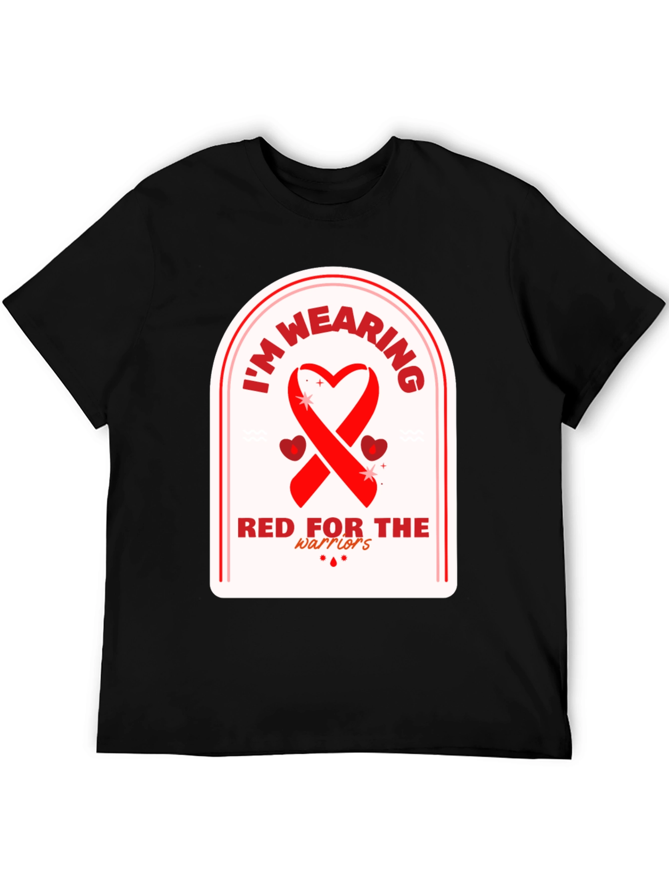 Red for the Warriors Awareness T-Shirt