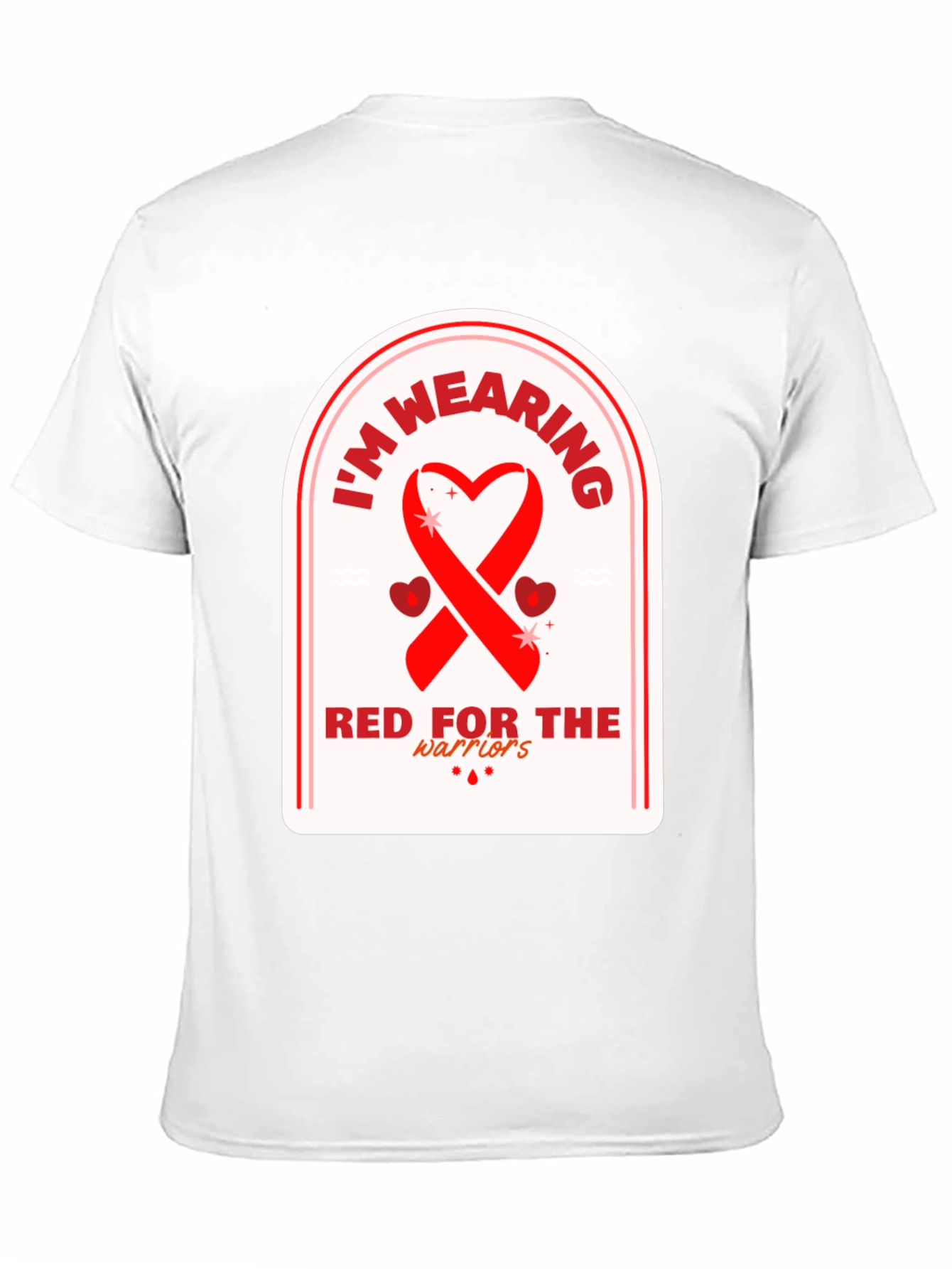 Red for the Warriors Awareness T-Shirt