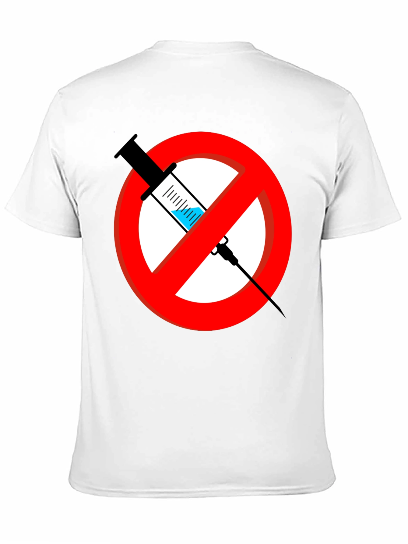 No Vaccine Graphic T-Shirt