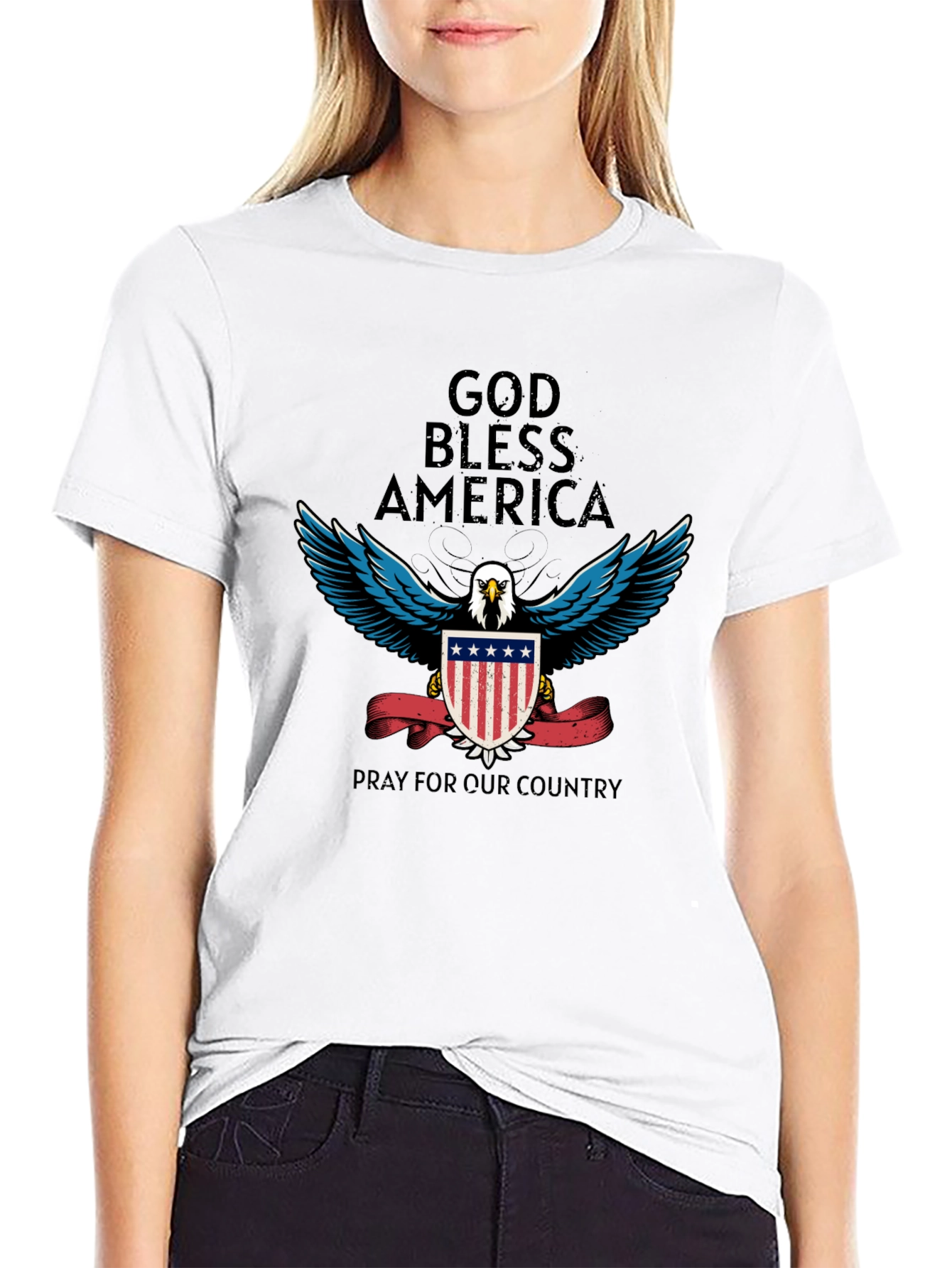 God Bless America Patriotic T-Shirt