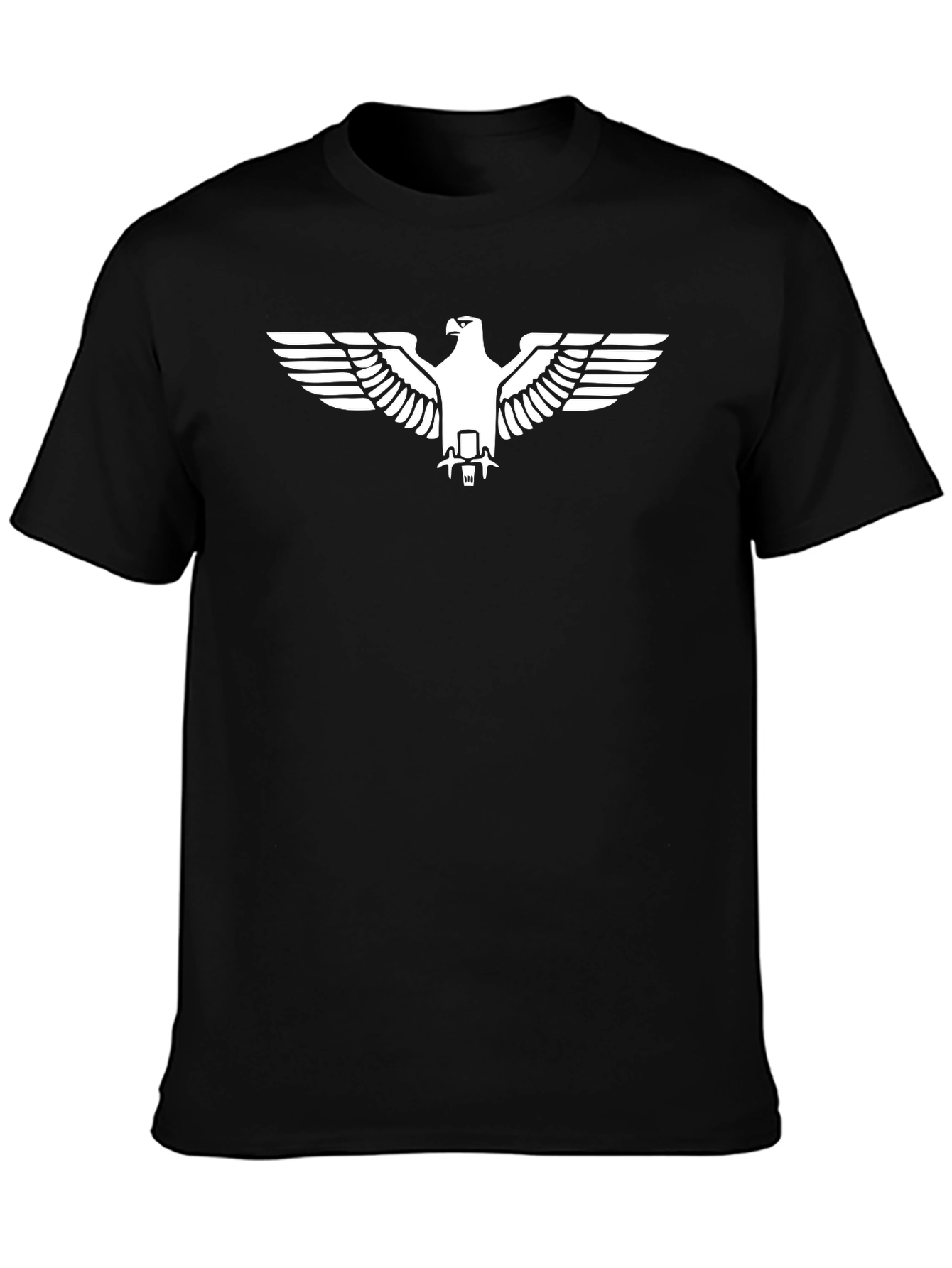 Eagle Crest Graphic Tee - Stylish Black T-Shirt