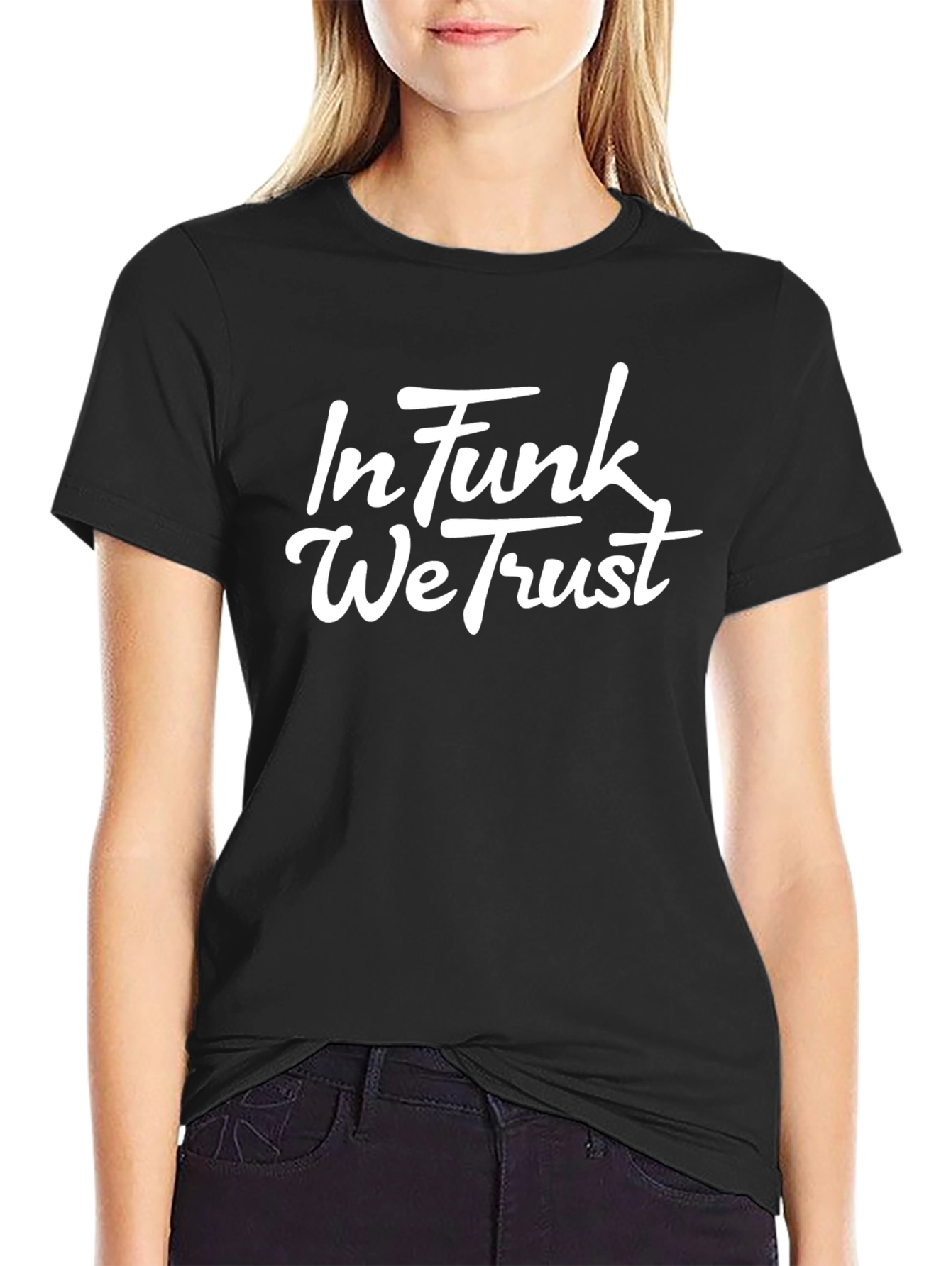 In Funk We Trust Graphic Tee - Black