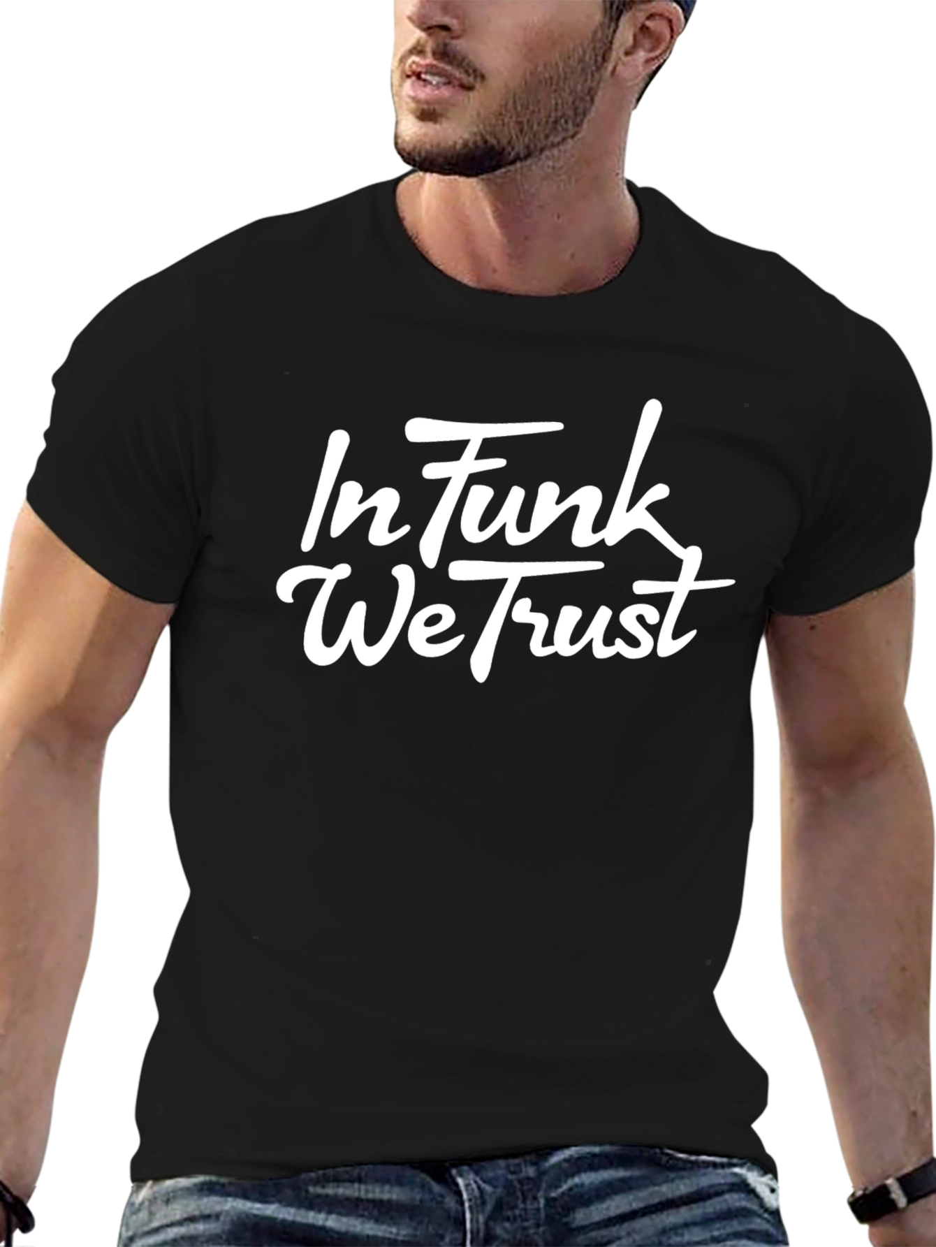 In Funk We Trust Graphic Tee - Black