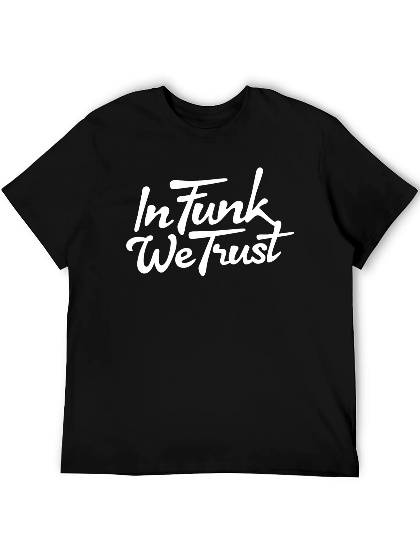 In Funk We Trust Graphic Tee - Black