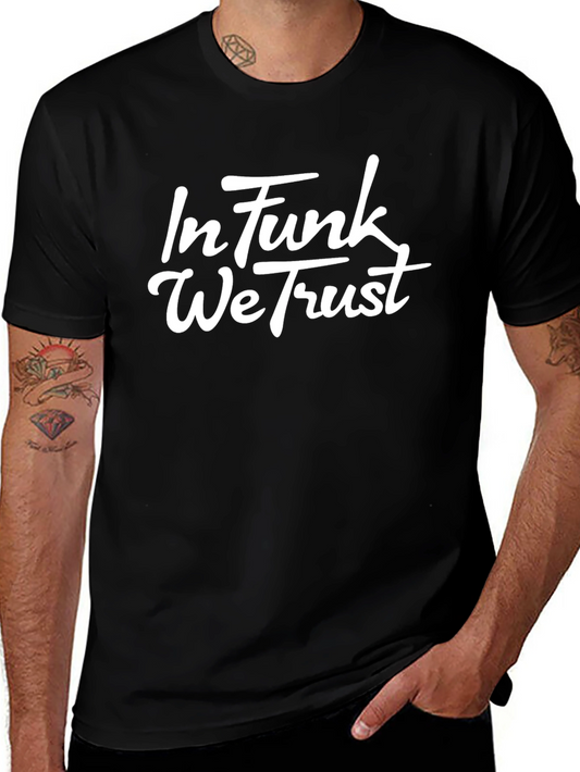 In Funk We Trust Graphic Tee - Black